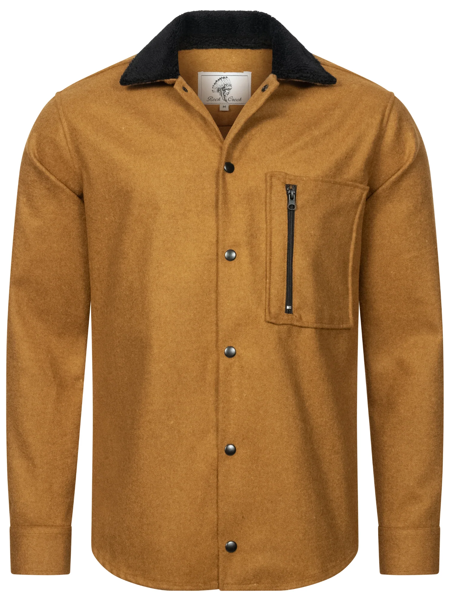 Rock Creek Herren Hemd mit Teddyfellkragen H-368 - Image 7