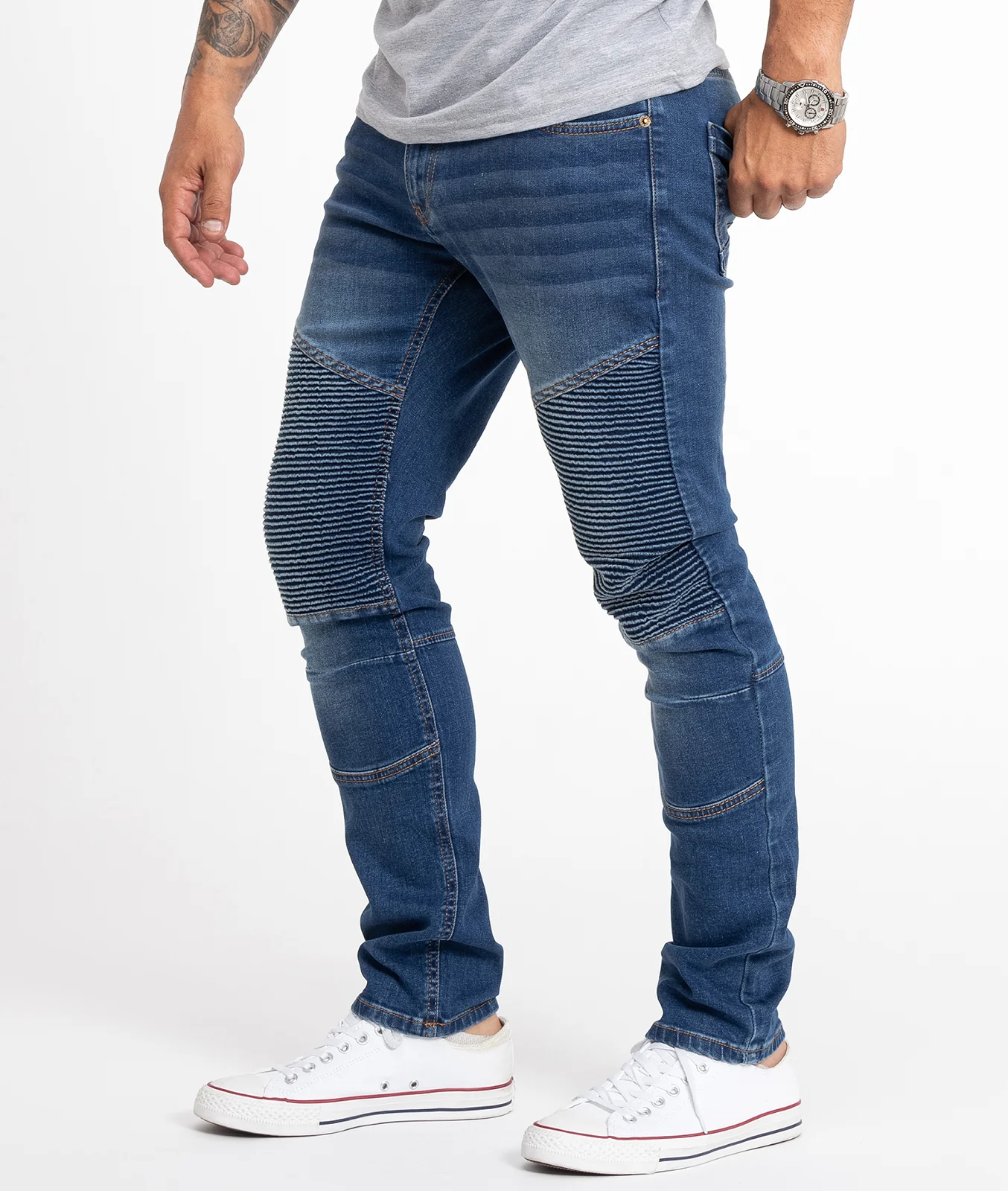 Rock Creek Herren Jeans Biker-Style RC-2180 - Image 2