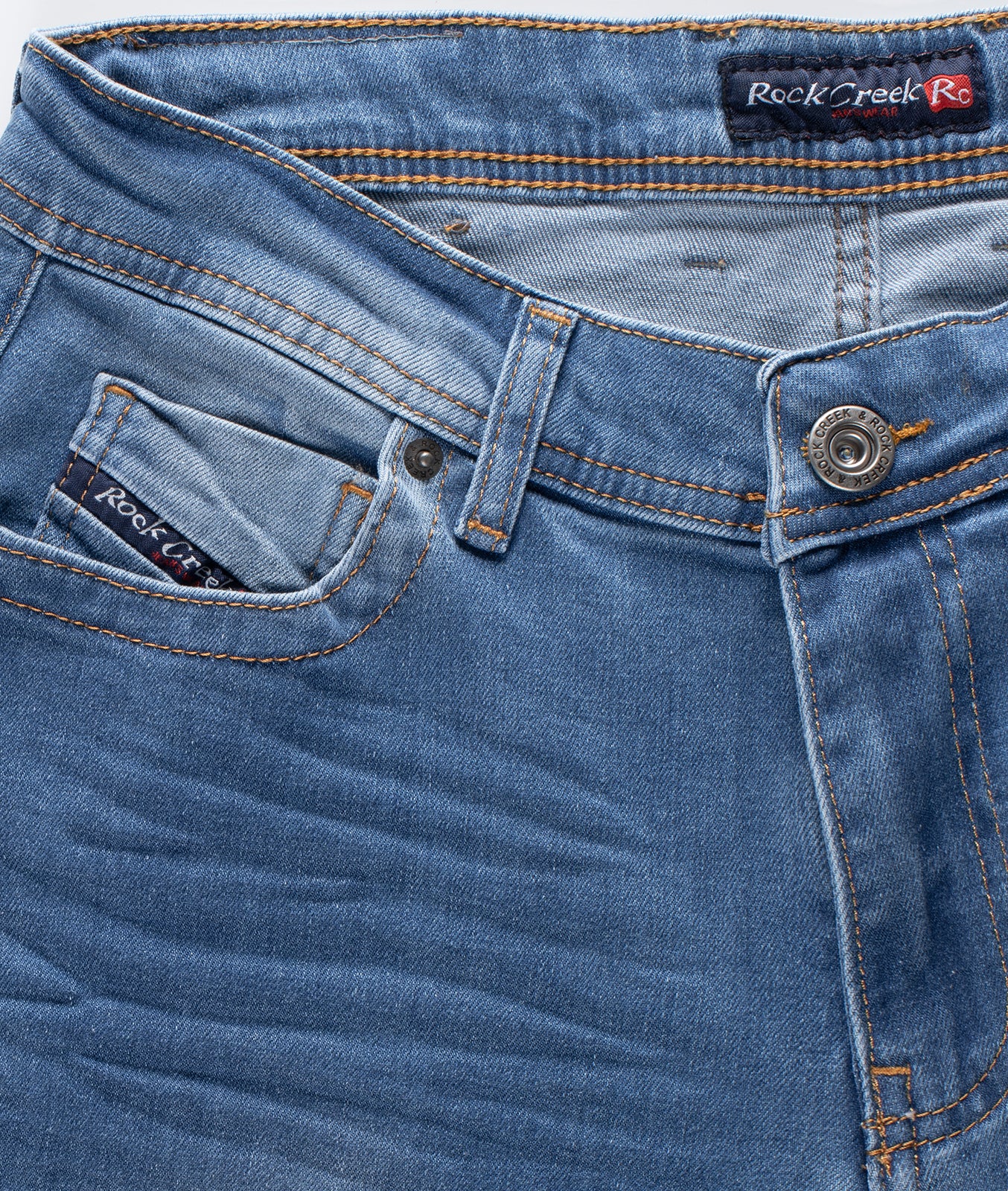 Rock Creek Herren Jeans Biker-Style RC-2181 - Image 5
