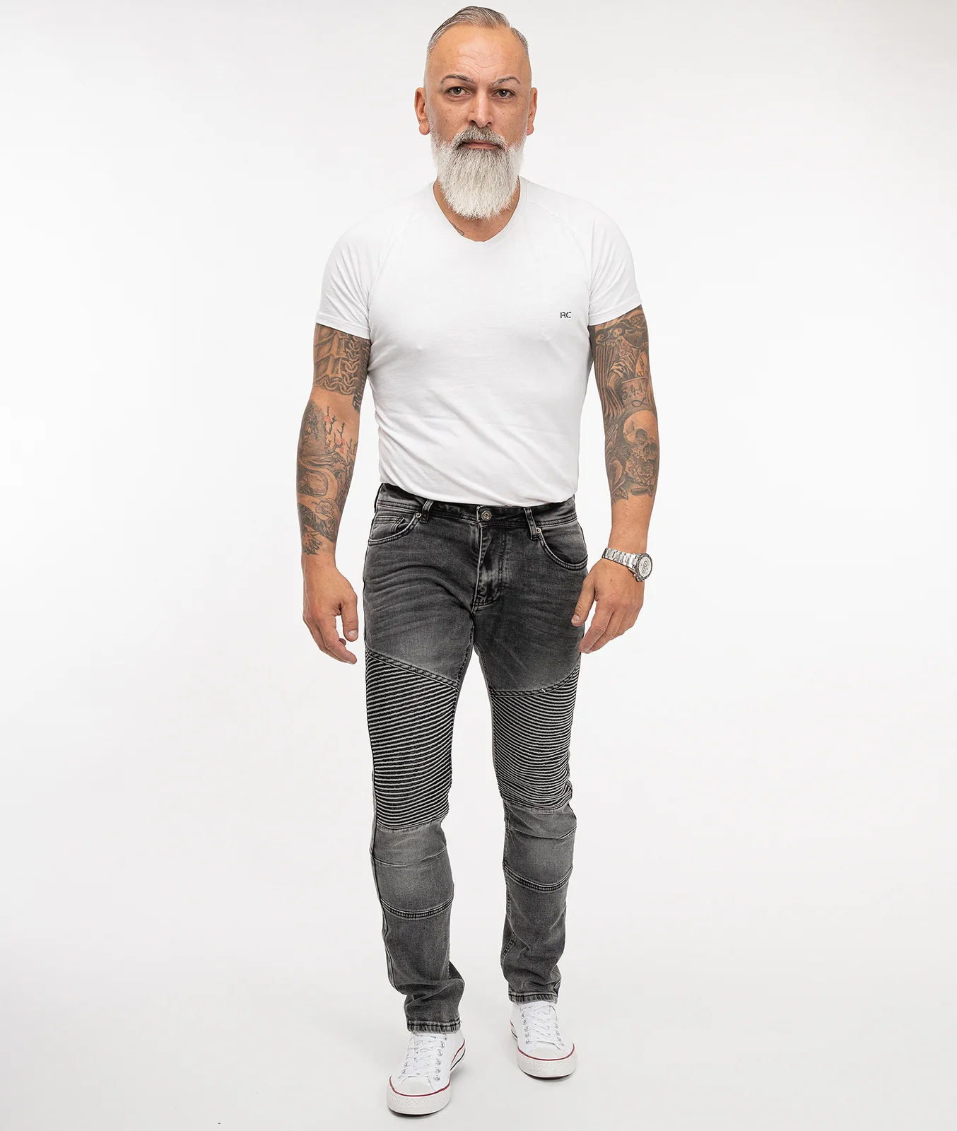 Rock Creek Herren Jeans Biker-Style RC-2186 - Image 4