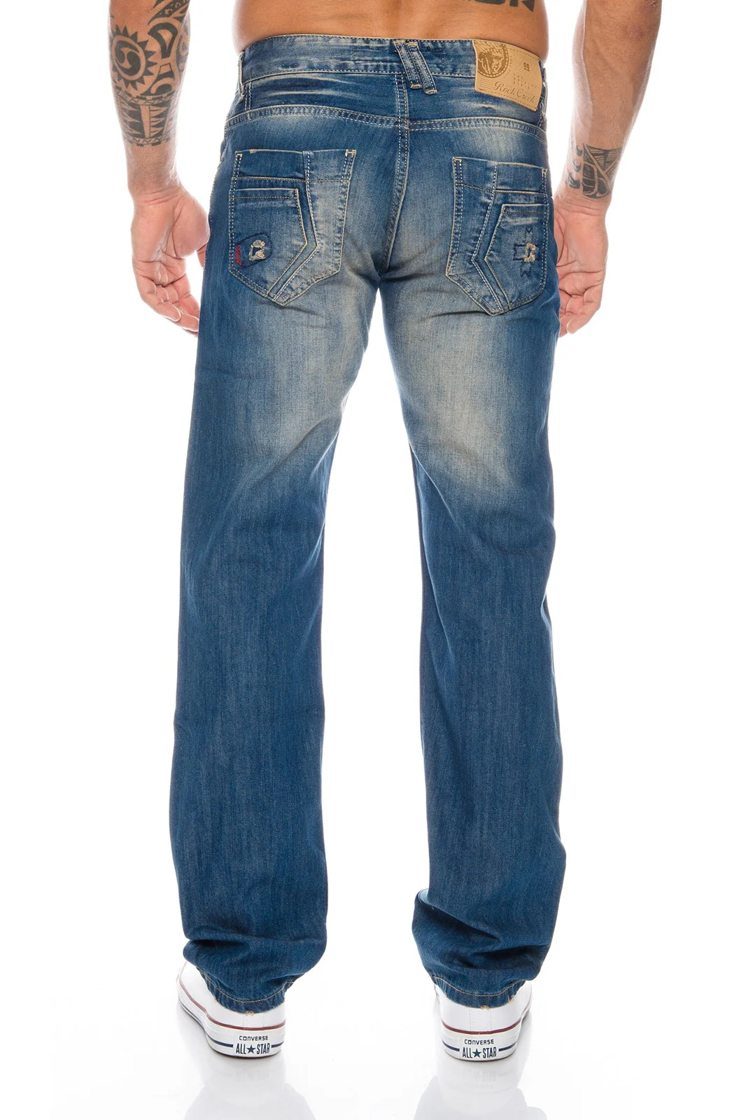 Rock Creek Herren Jeans Blau Comfort Fit RC-2007 - Image 3
