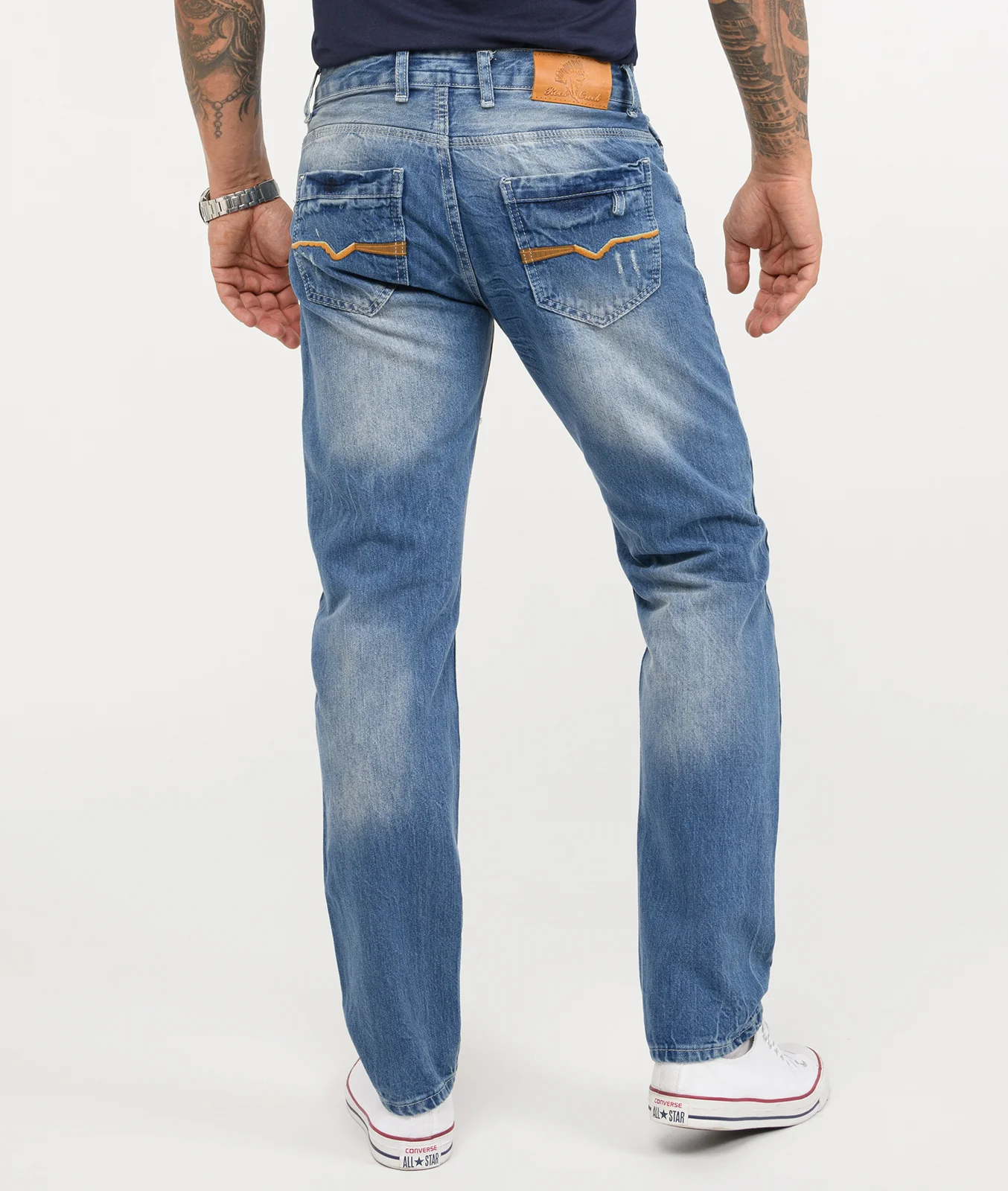 Rock Creek Herren Jeans Comfort Fit Blau RC-2009 - Image 3