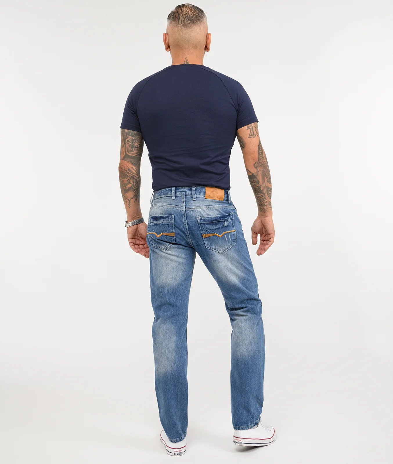 Rock Creek Herren Jeans Comfort Fit Blau RC-2009 - Image 5