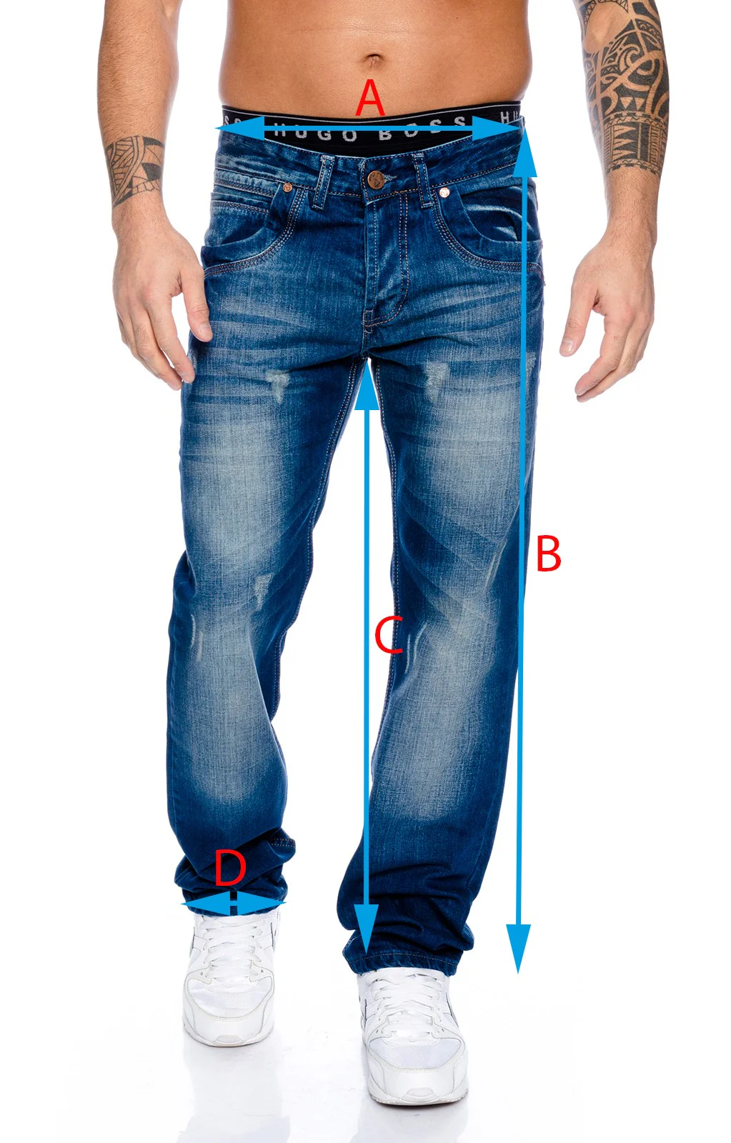 Rock Creek Herren Jeans Comfort Fit Blau RC-2038 - Image 4