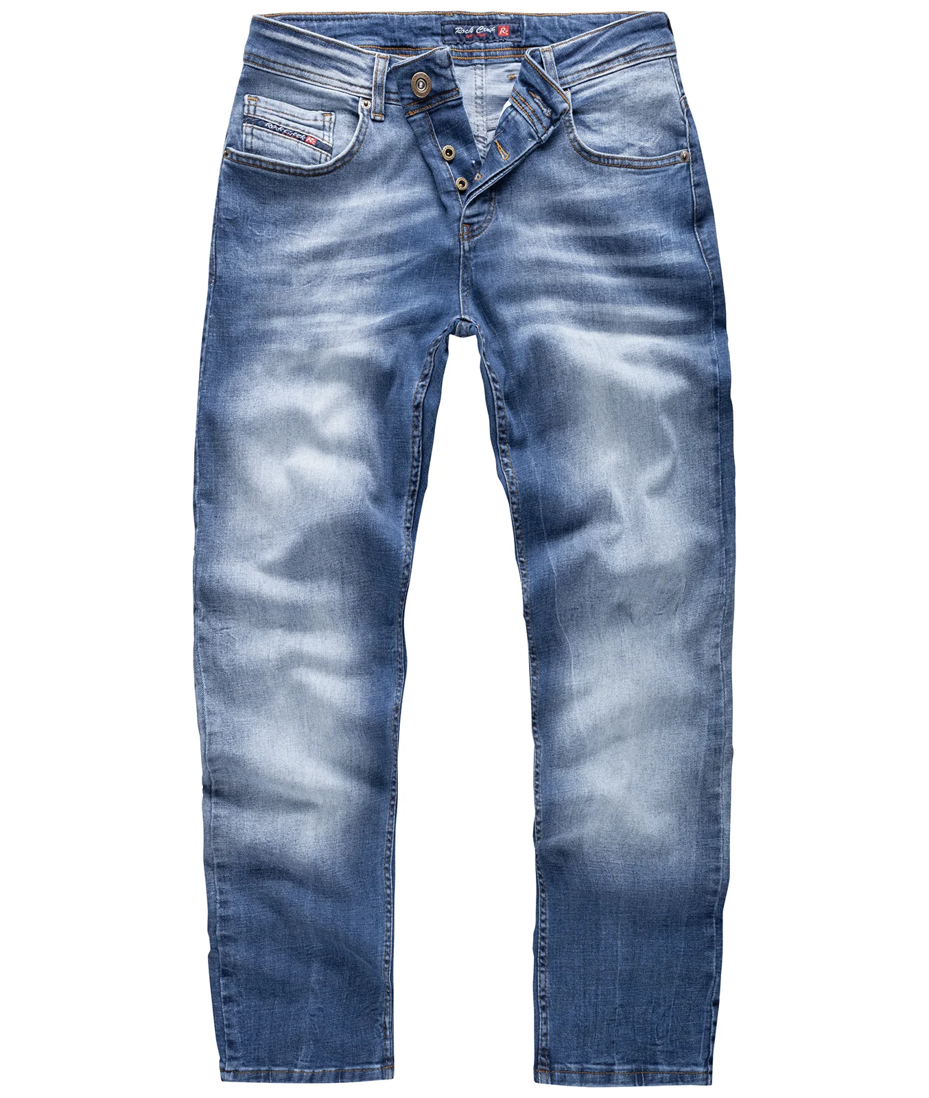 Rock Creek Herren Jeans Comfort Fit Blau RC-2358 - Image 6