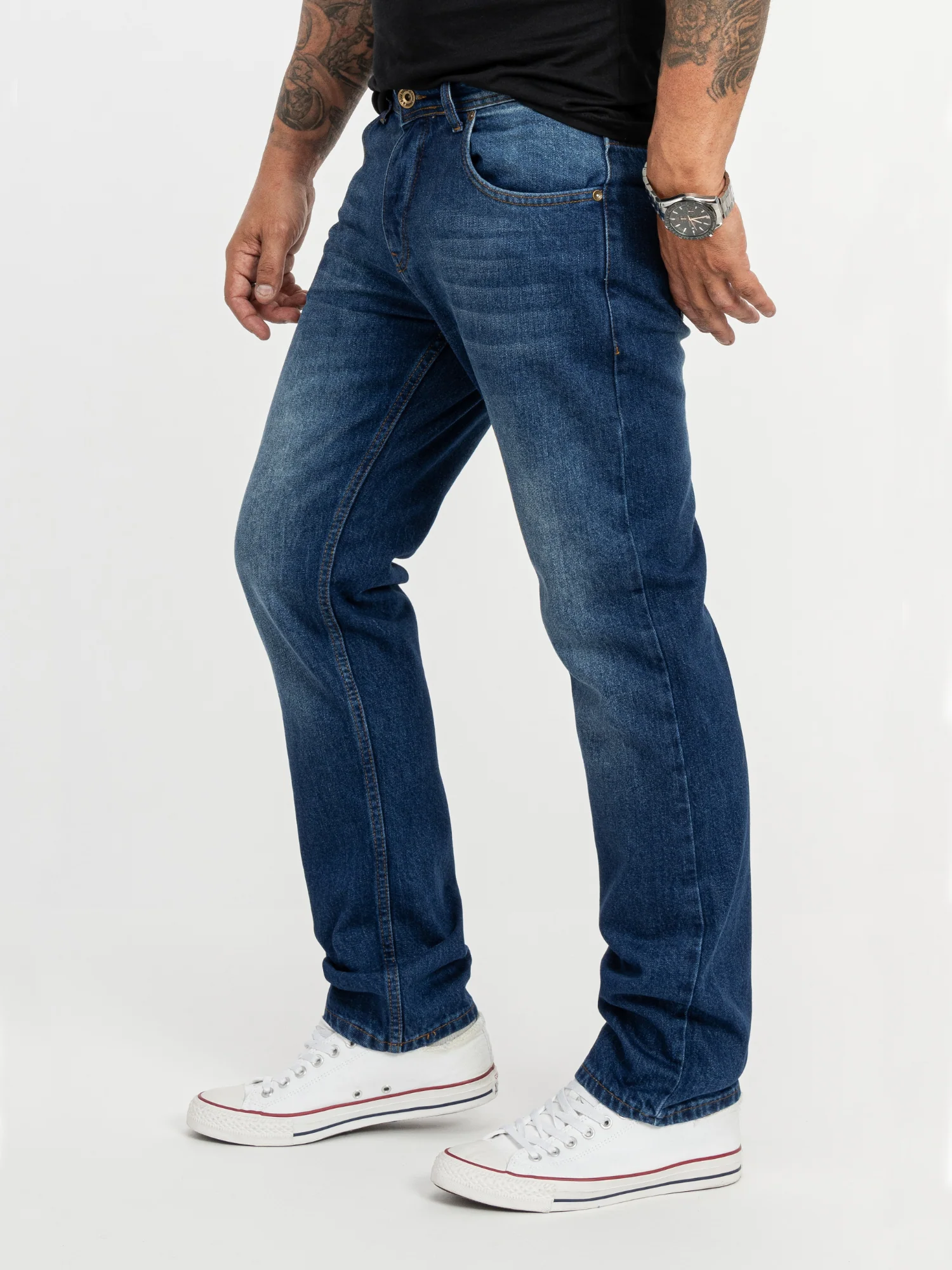 Rock Creek Herren Jeans Comfort Fit Blau RC-3120 - Image 2