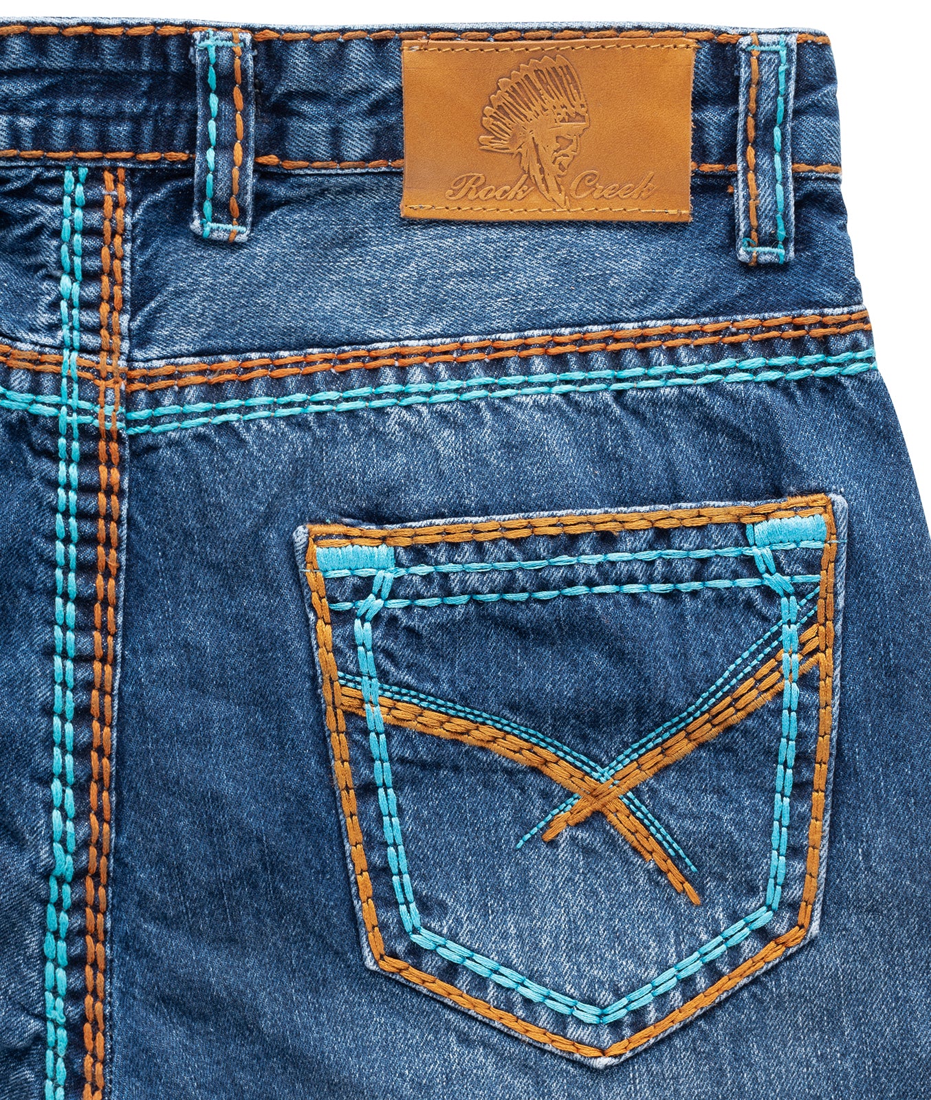 Rock Creek Herren Jeans Comfort Fit Dunkelblau RC-2270 - Image 9