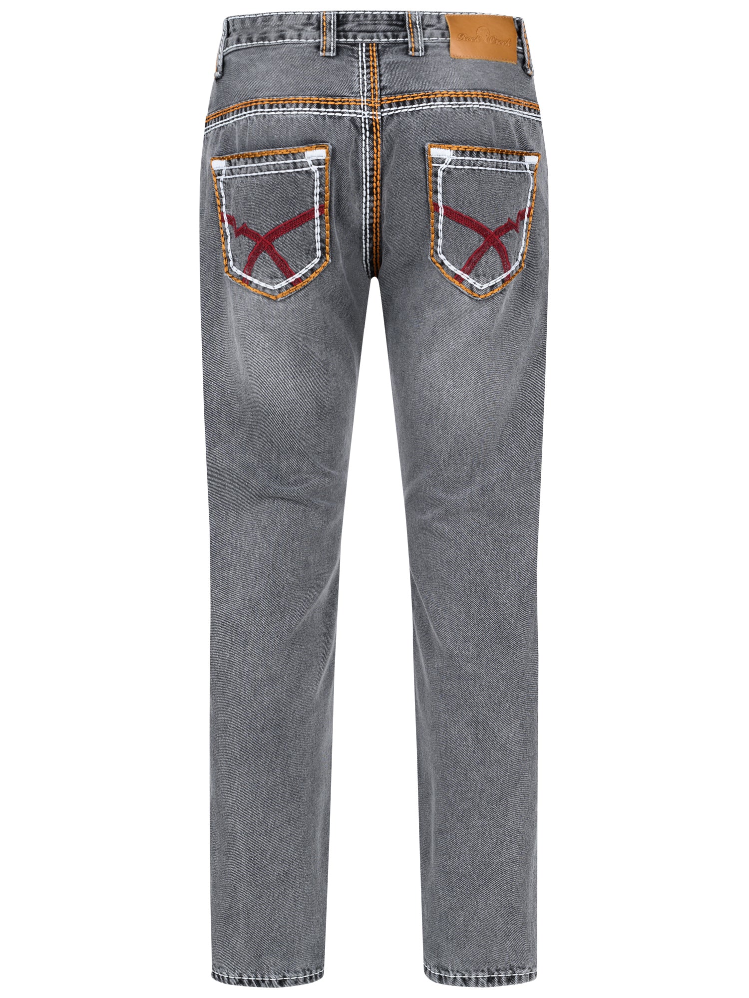 Rock Creek Herren Jeans Comfort Fit Dunkelgrau RC-2168 - Image 6