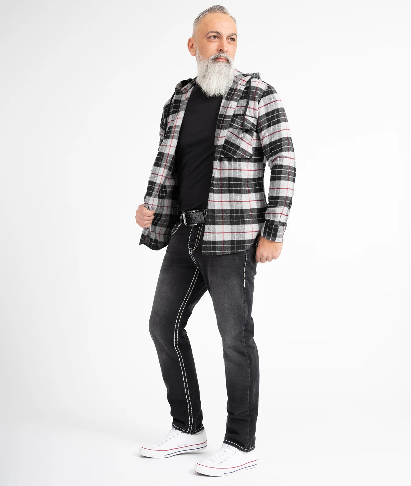 Rock Creek Herren Jeans Comfort Fit Dunkelgrau RC-2169 - Image 4