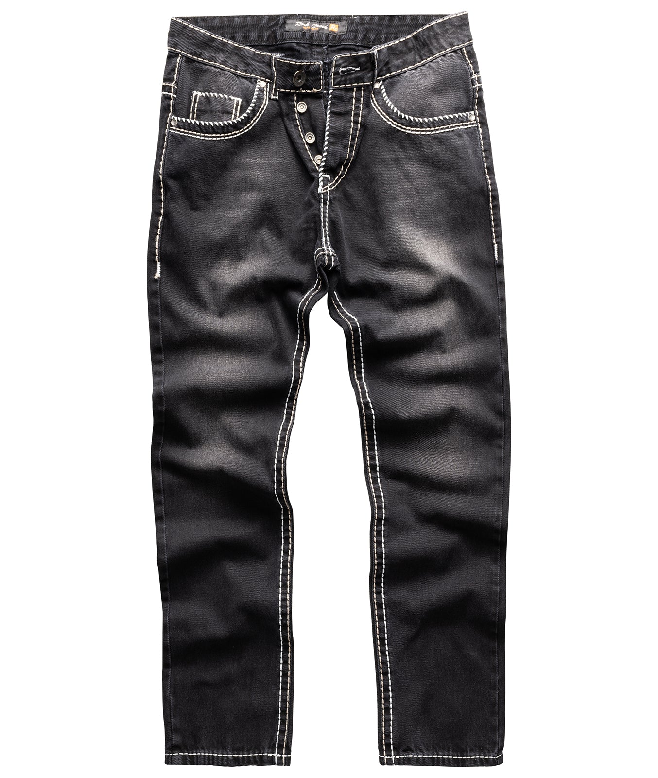 Rock Creek Herren Jeans Comfort Fit Dunkelgrau RC-2169 - Image 5