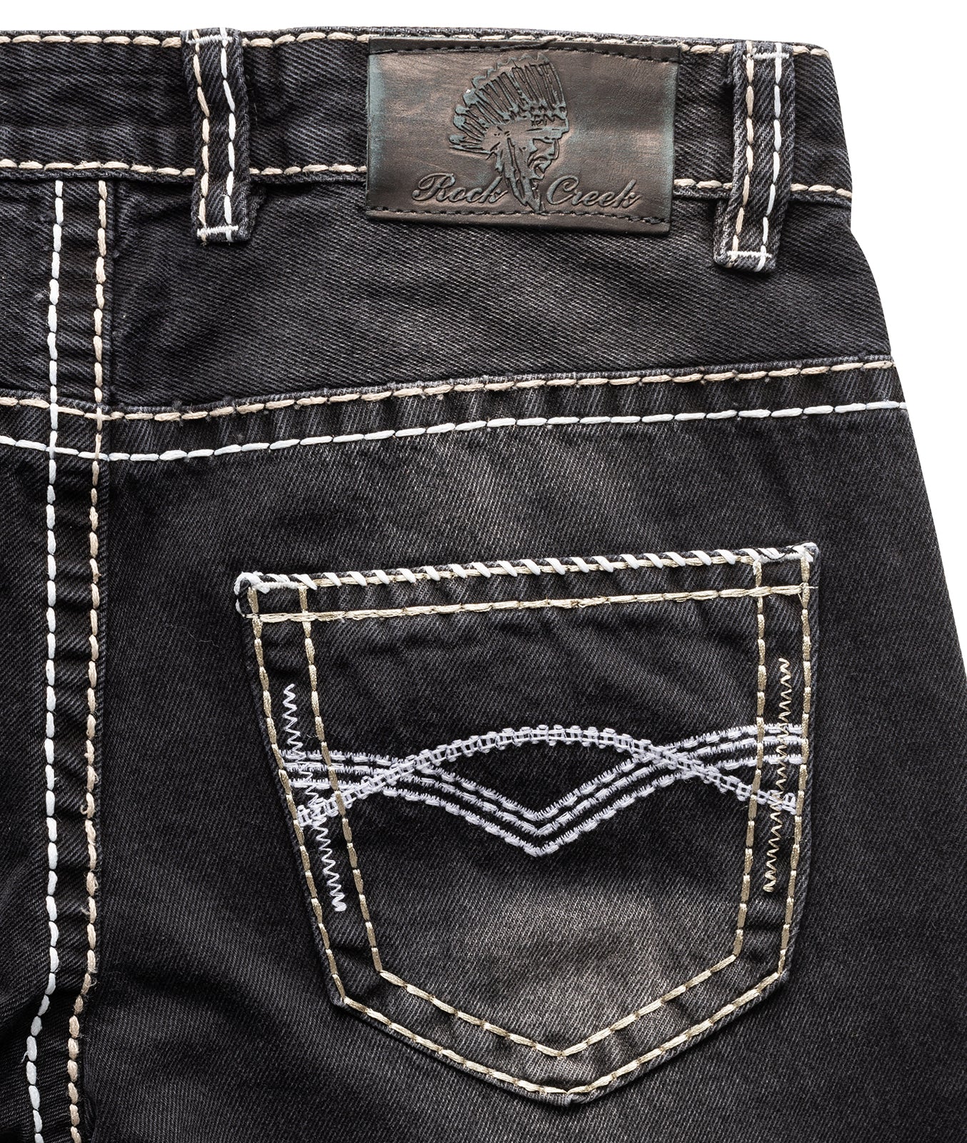 Rock Creek Herren Jeans Comfort Fit Dunkelgrau RC-2169 - Image 7