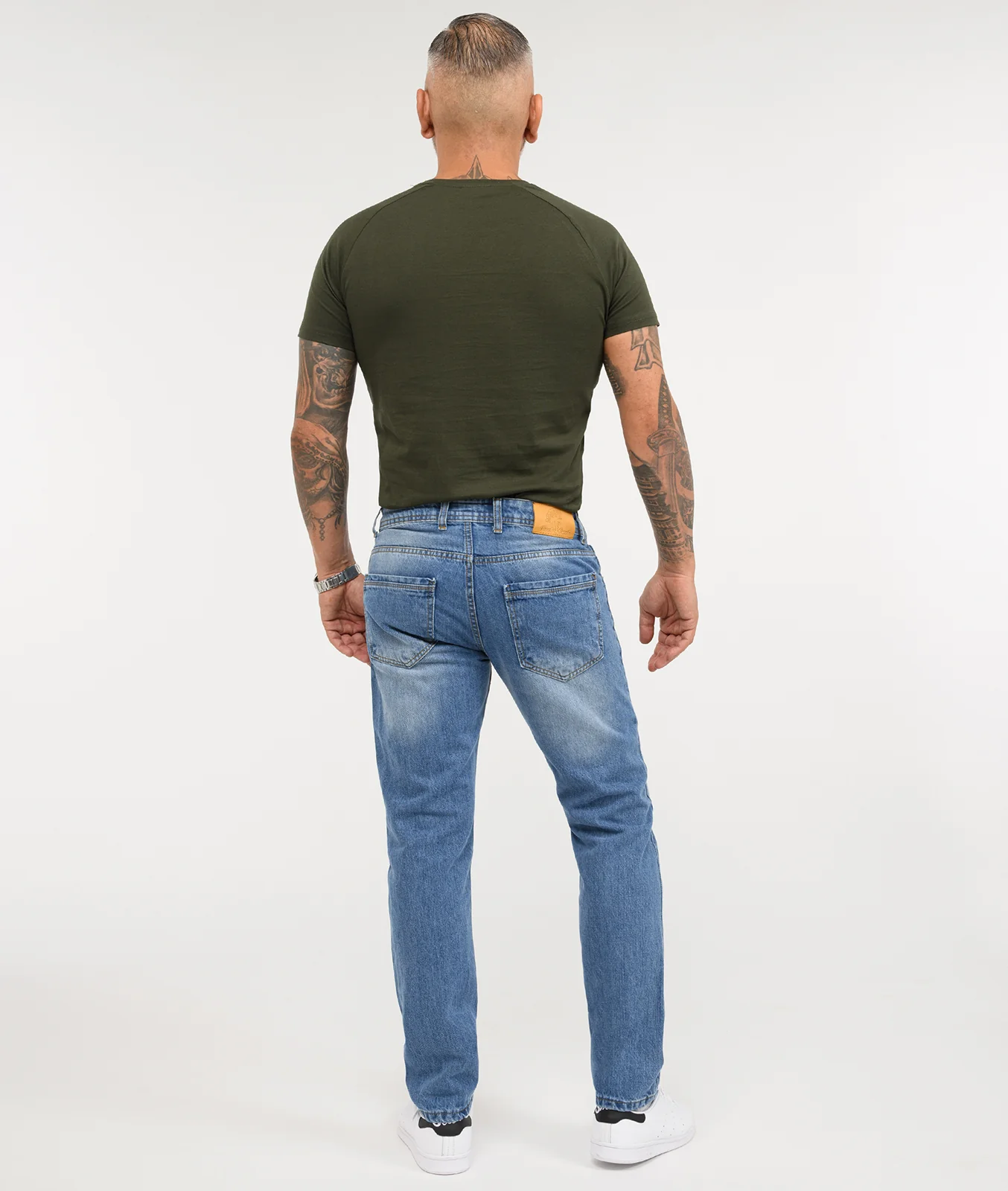 Rock Creek Herren Jeans Comfort Fit Hellblau RC-3101 - Image 5
