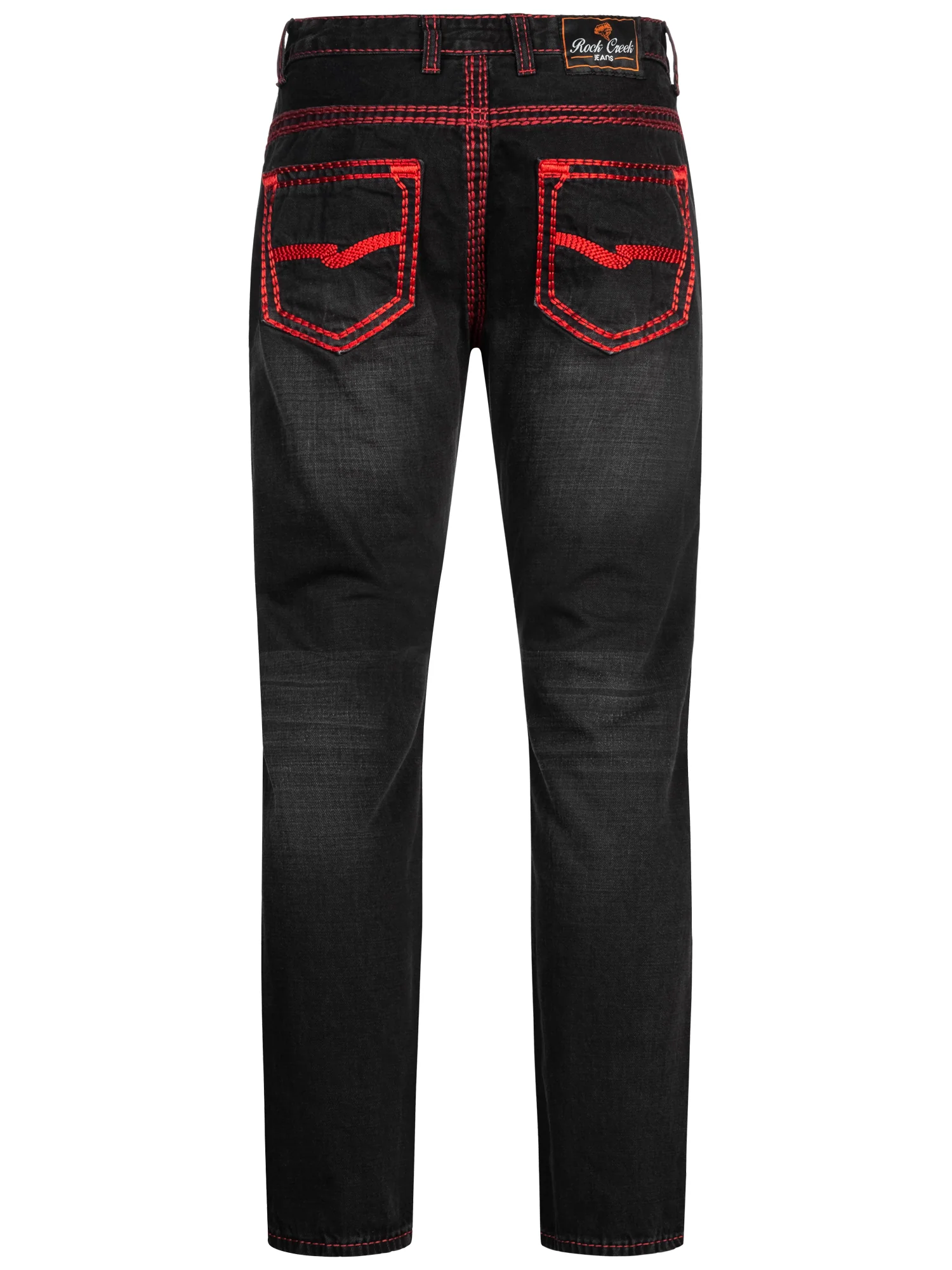 Rock Creek Herren Jeans Comfort Fit Schwarz RC-2092 - Image 8