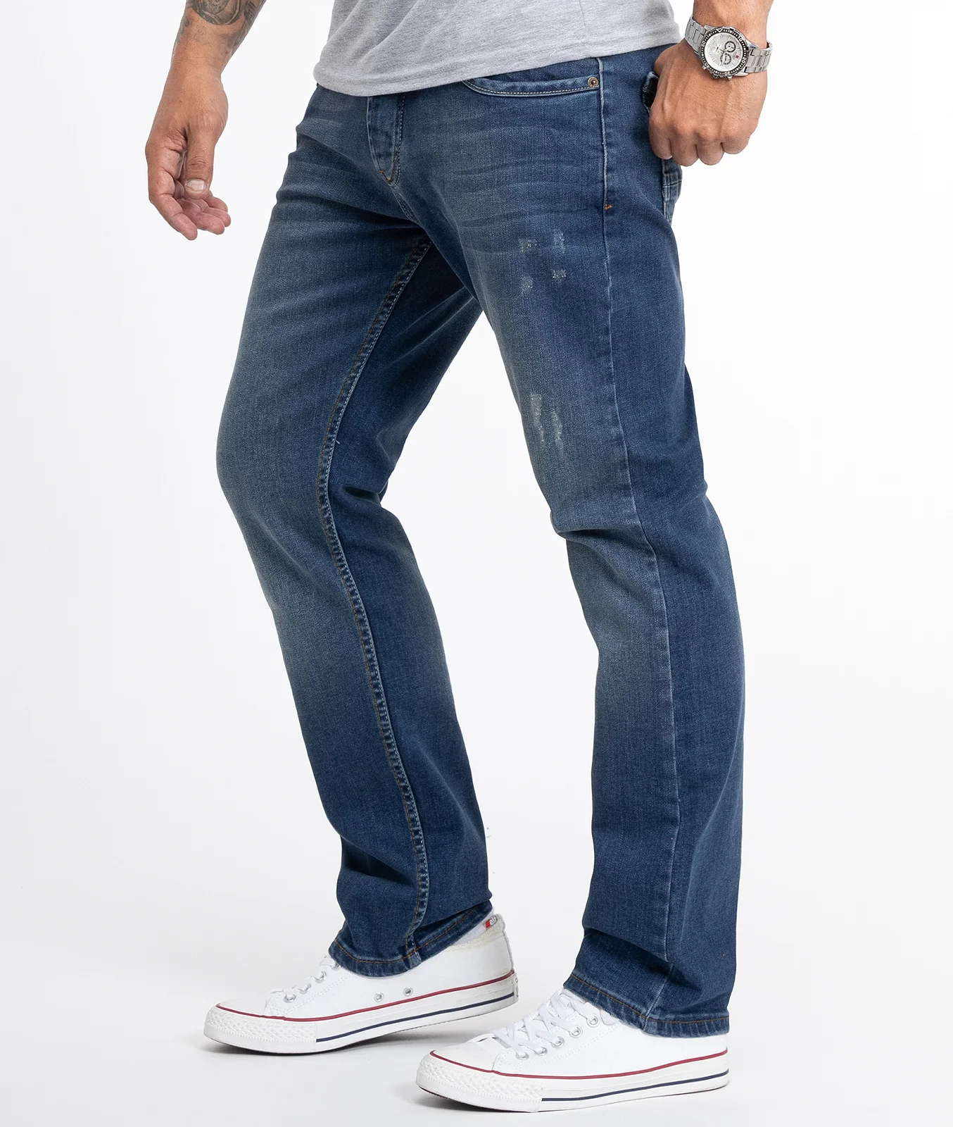 Rock Creek Herren Jeans Regular Fit Blau RC-2098 - Image 2