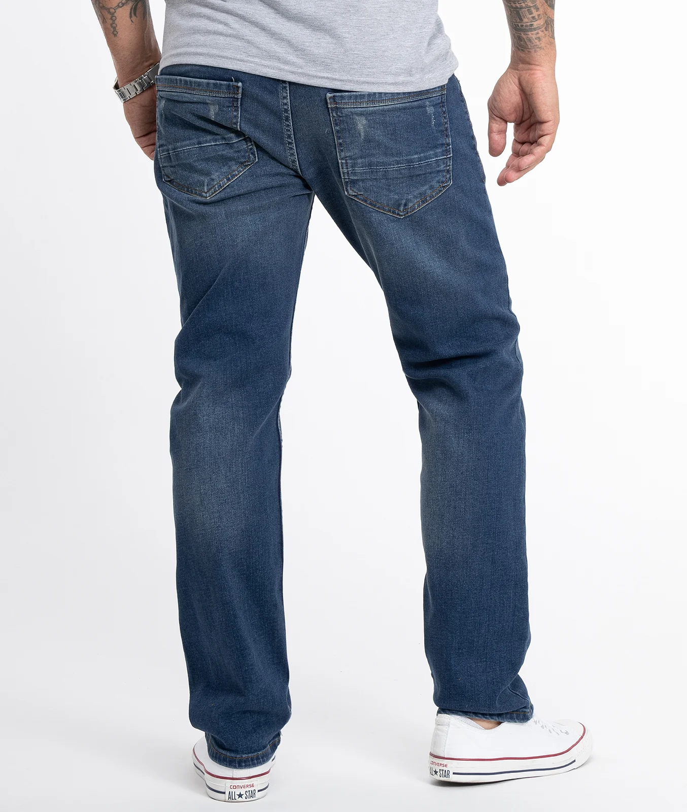 Rock Creek Herren Jeans Regular Fit Blau RC-2098 - Image 3