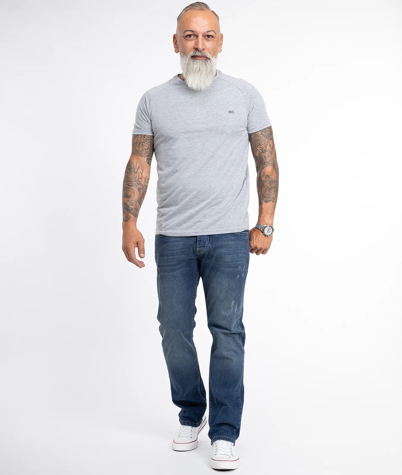 Rock Creek Herren Jeans Regular Fit Blau RC-2098 - Image 4