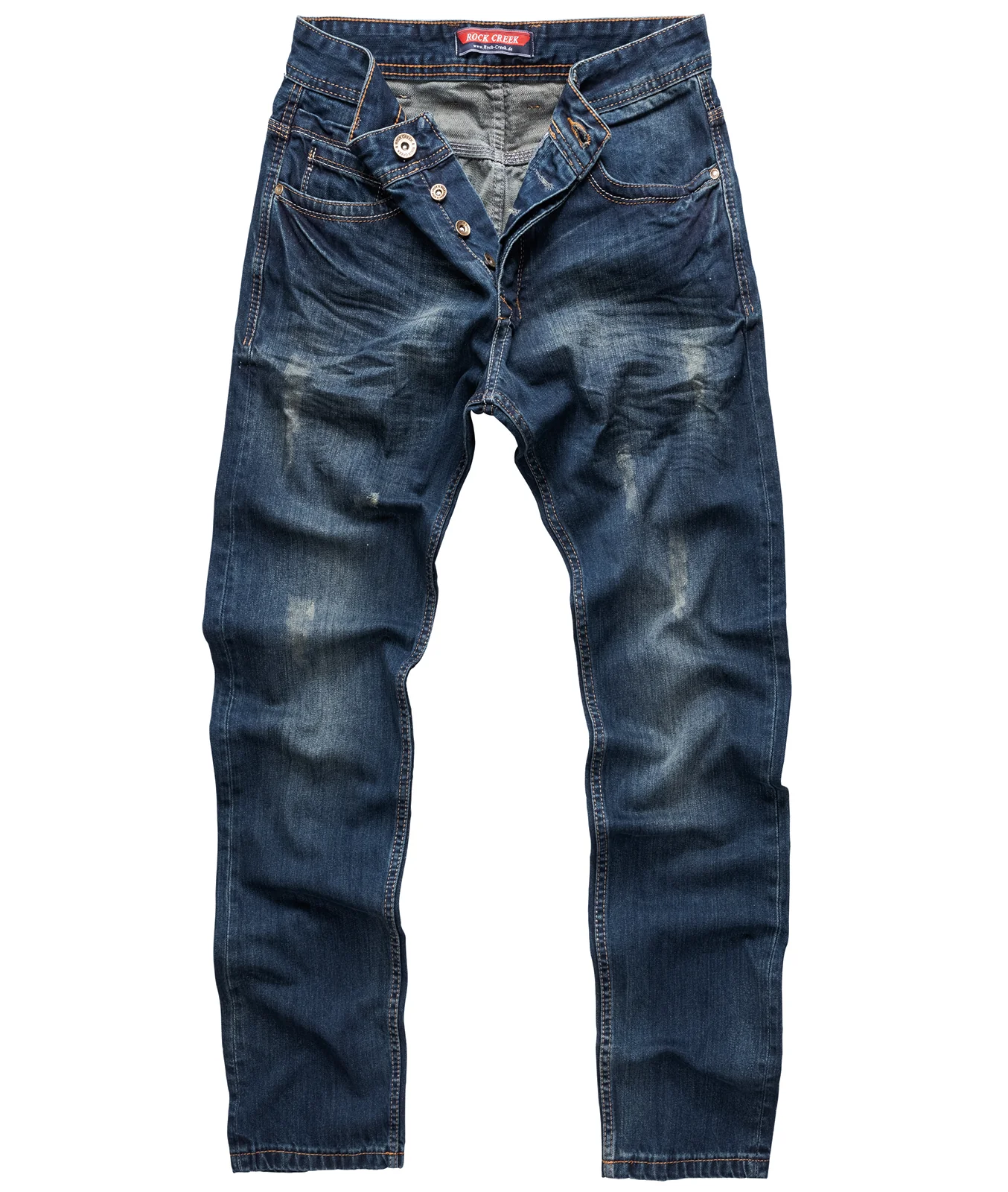 Rock Creek Herren Jeans Regular Fit Blau RC-2103 - Image 4