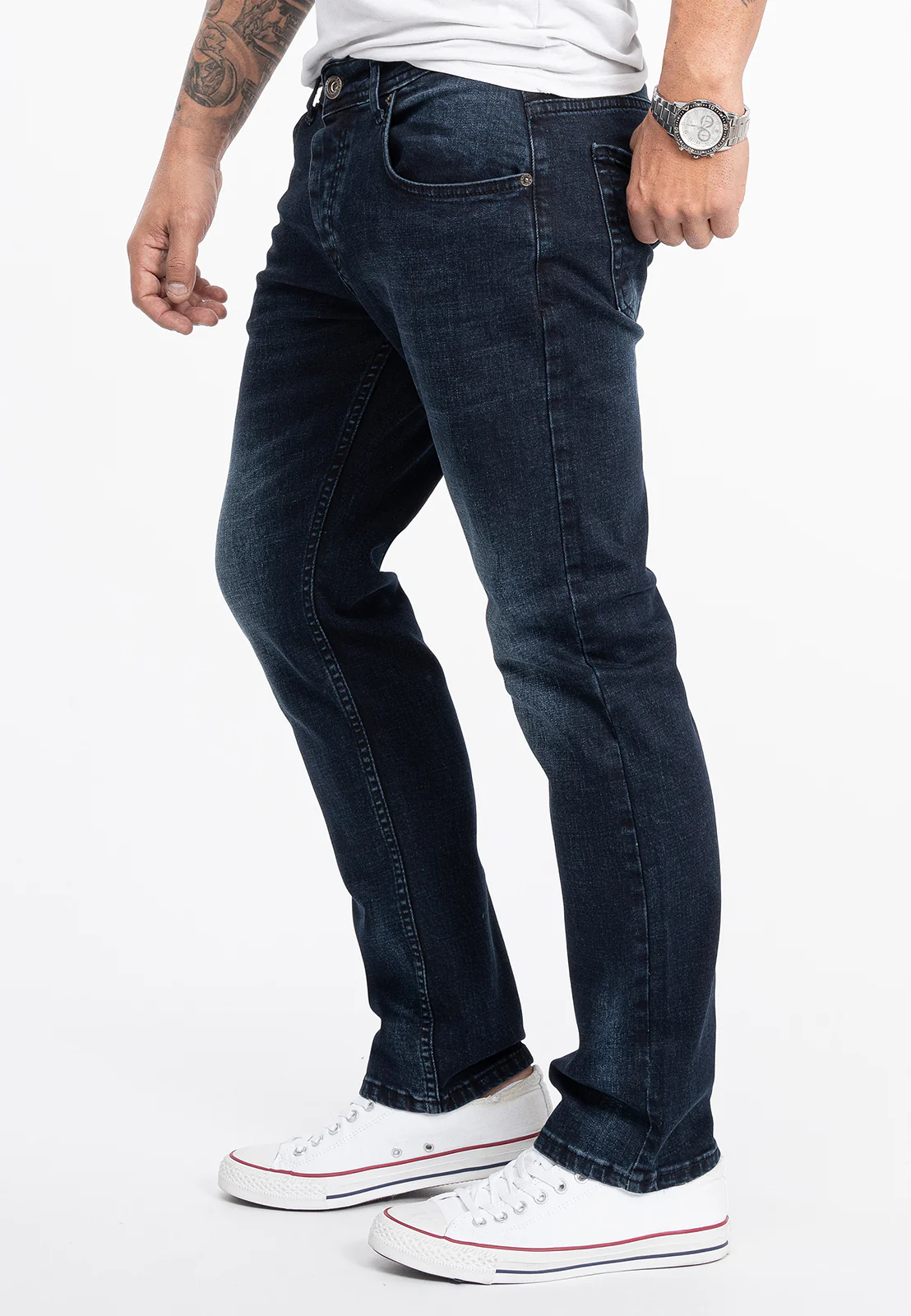 Rock Creek Herren Jeans Regular Fit Blau RC-2278 - Image 2