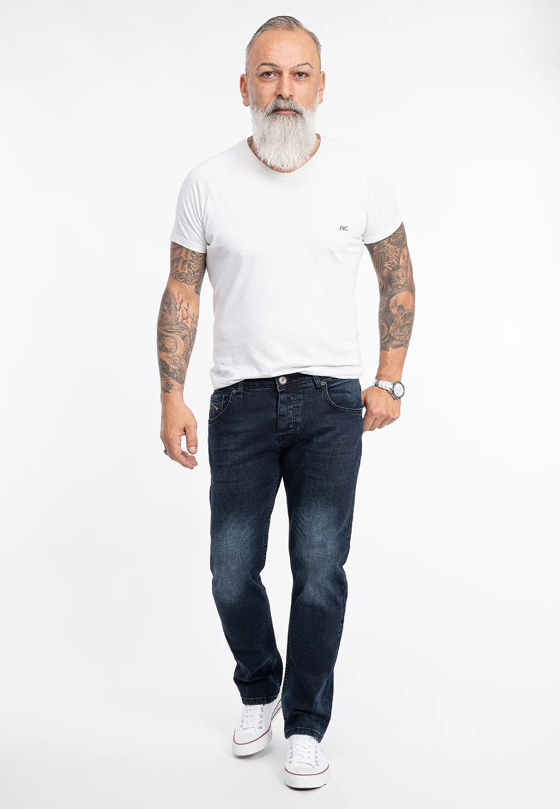 Rock Creek Herren Jeans Regular Fit Blau RC-2278 - Image 4