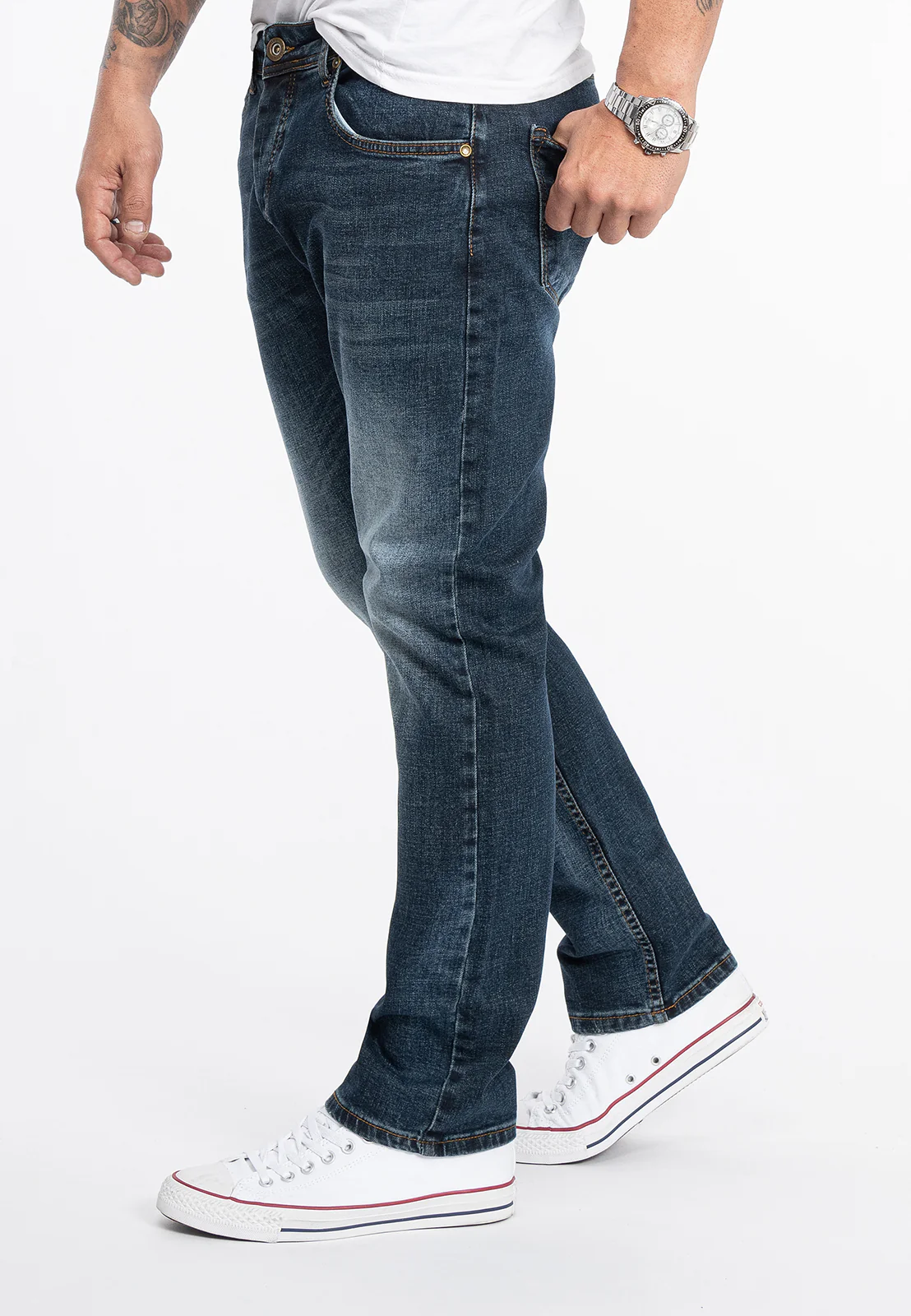Rock Creek Herren Jeans Regular Fit Blau RC-2279 - Image 2