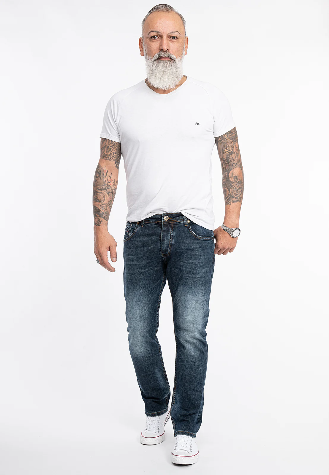 Rock Creek Herren Jeans Regular Fit Blau RC-2279 - Image 4