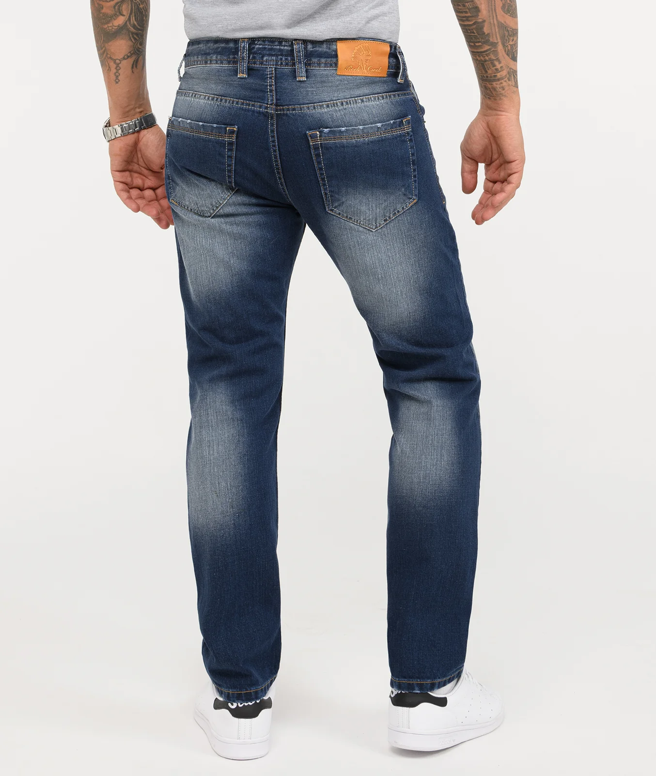 Rock Creek Herren Jeans Regular Fit Blau RC-2343 - Image 3