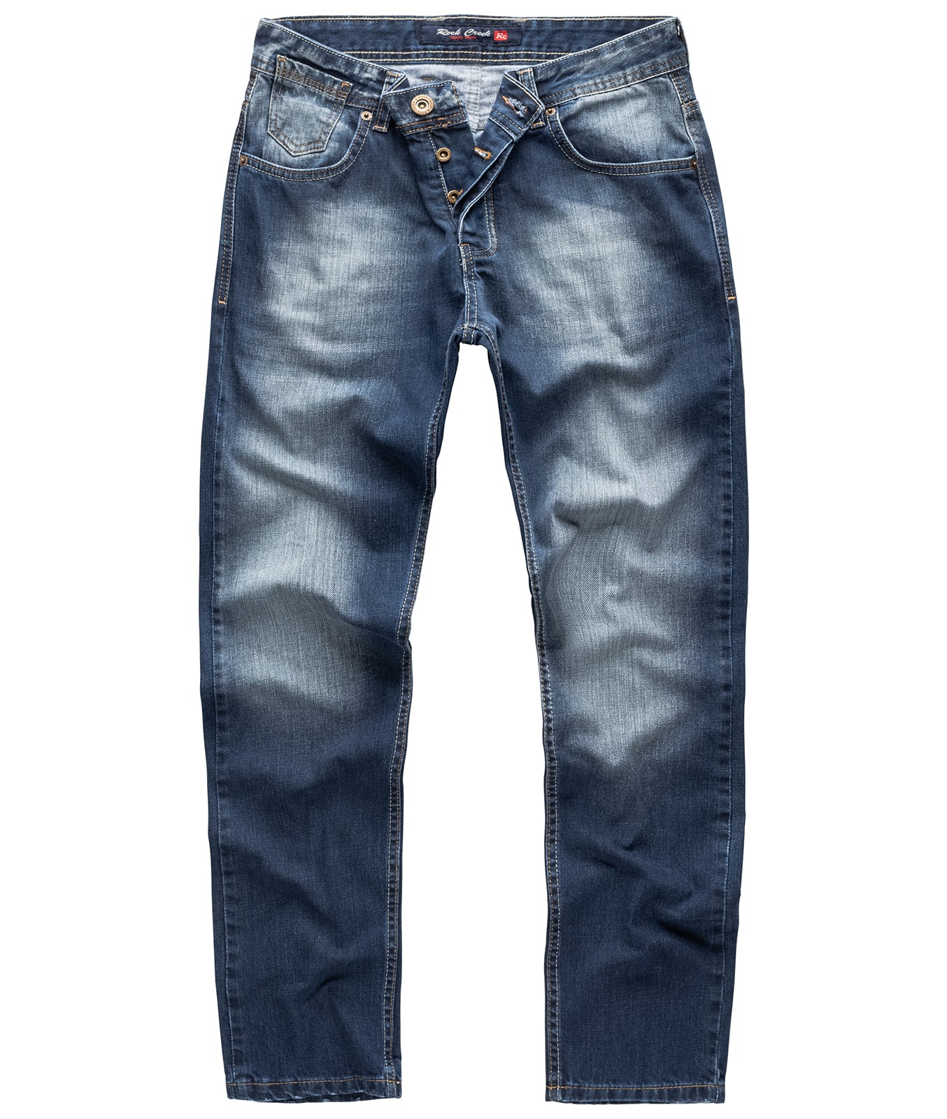 Rock Creek Herren Jeans Regular Fit Blau RC-2343 - Image 6