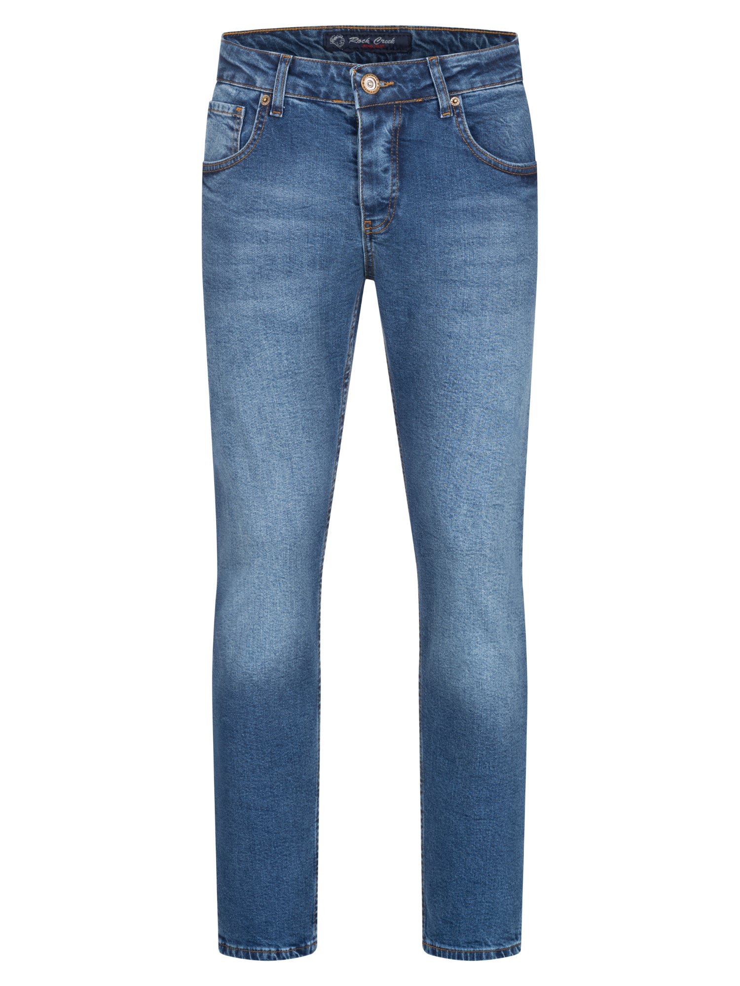 Rock Creek Herren Jeans Regular Fit Blau RC-2401 - Image 5