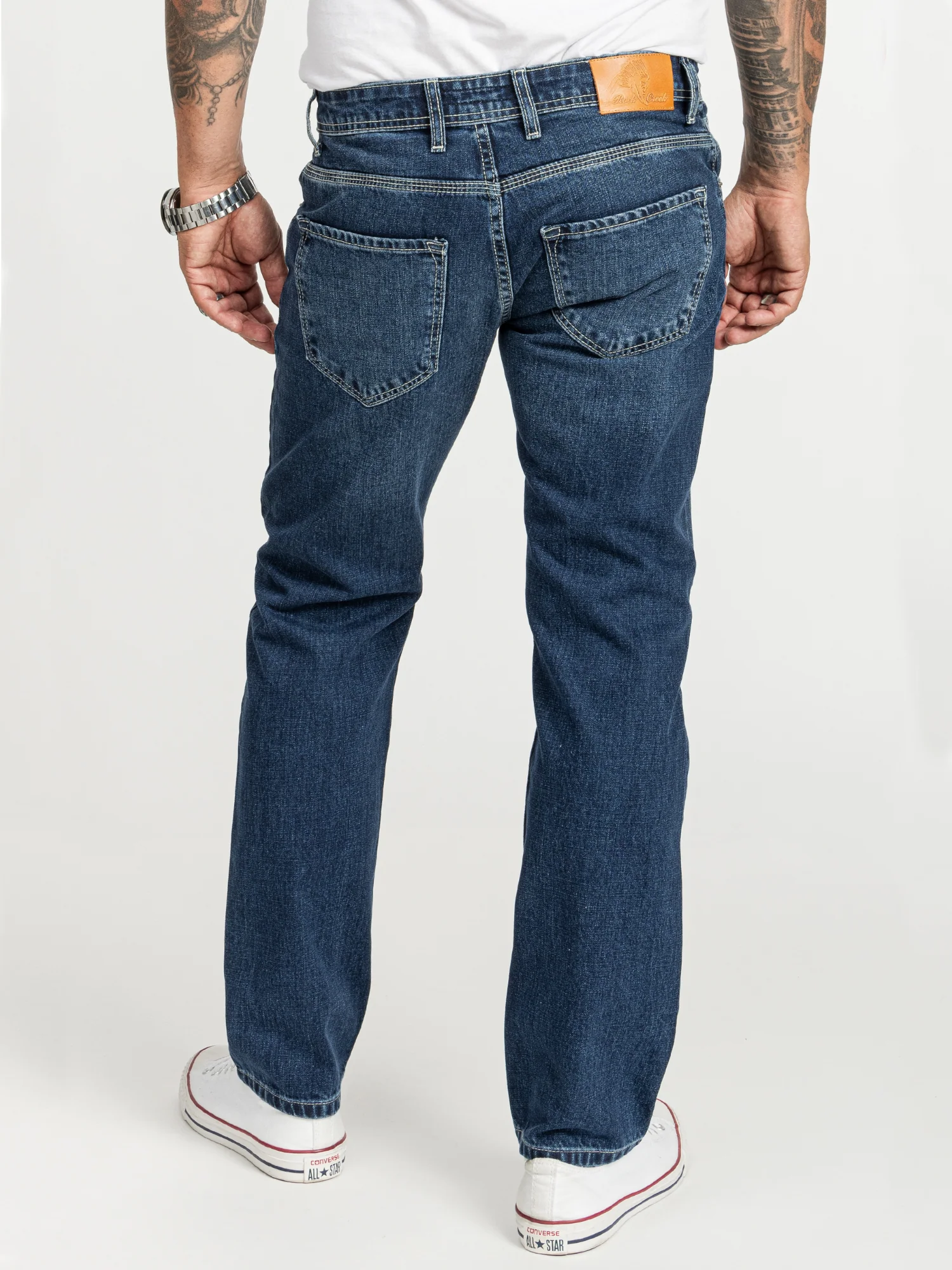 Rock Creek Herren Jeans Regular Fit Blau RC-2402 - Image 3