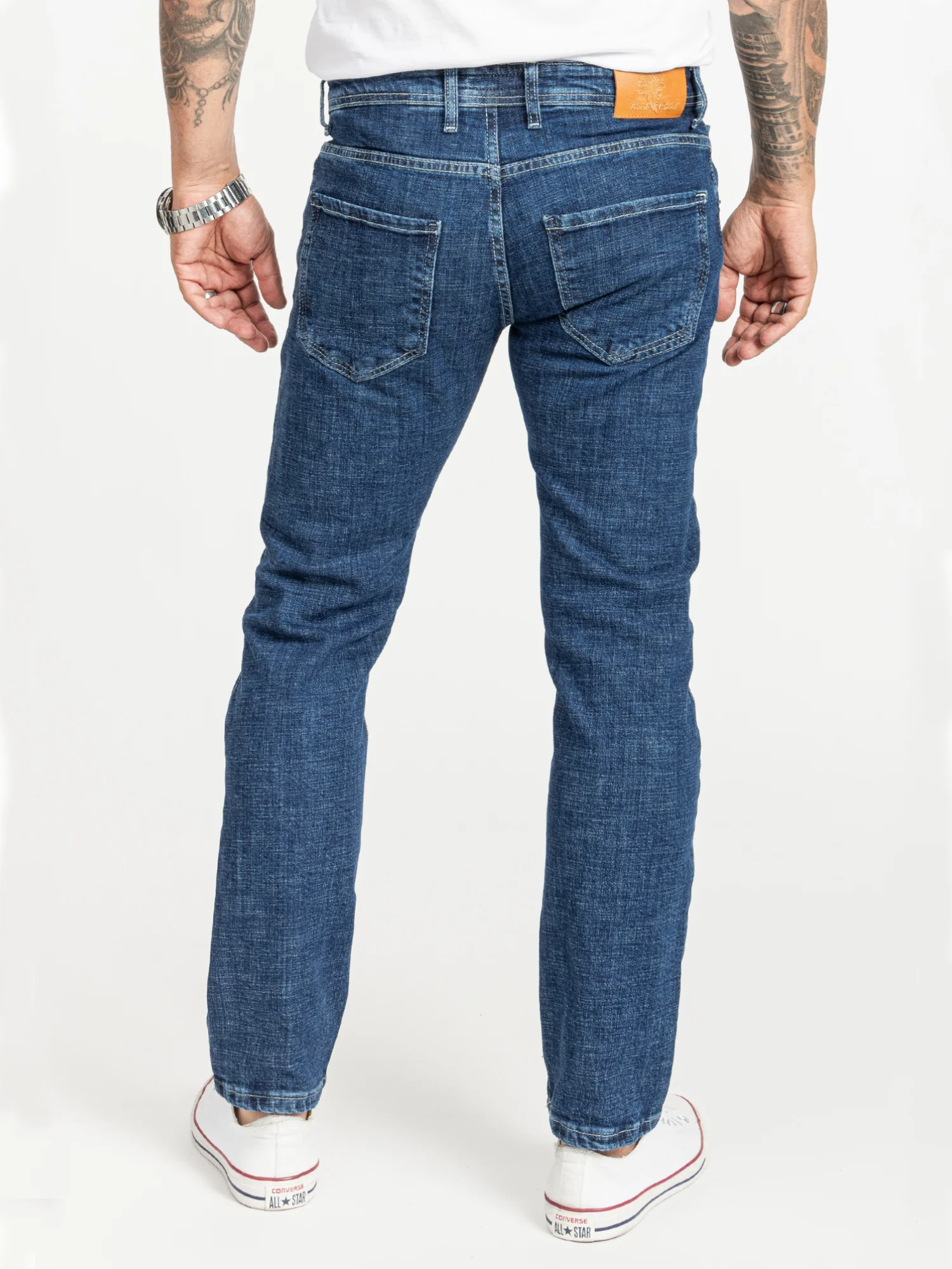 Rock Creek Herren Jeans Regular Fit Blau RC-2407 - Image 3