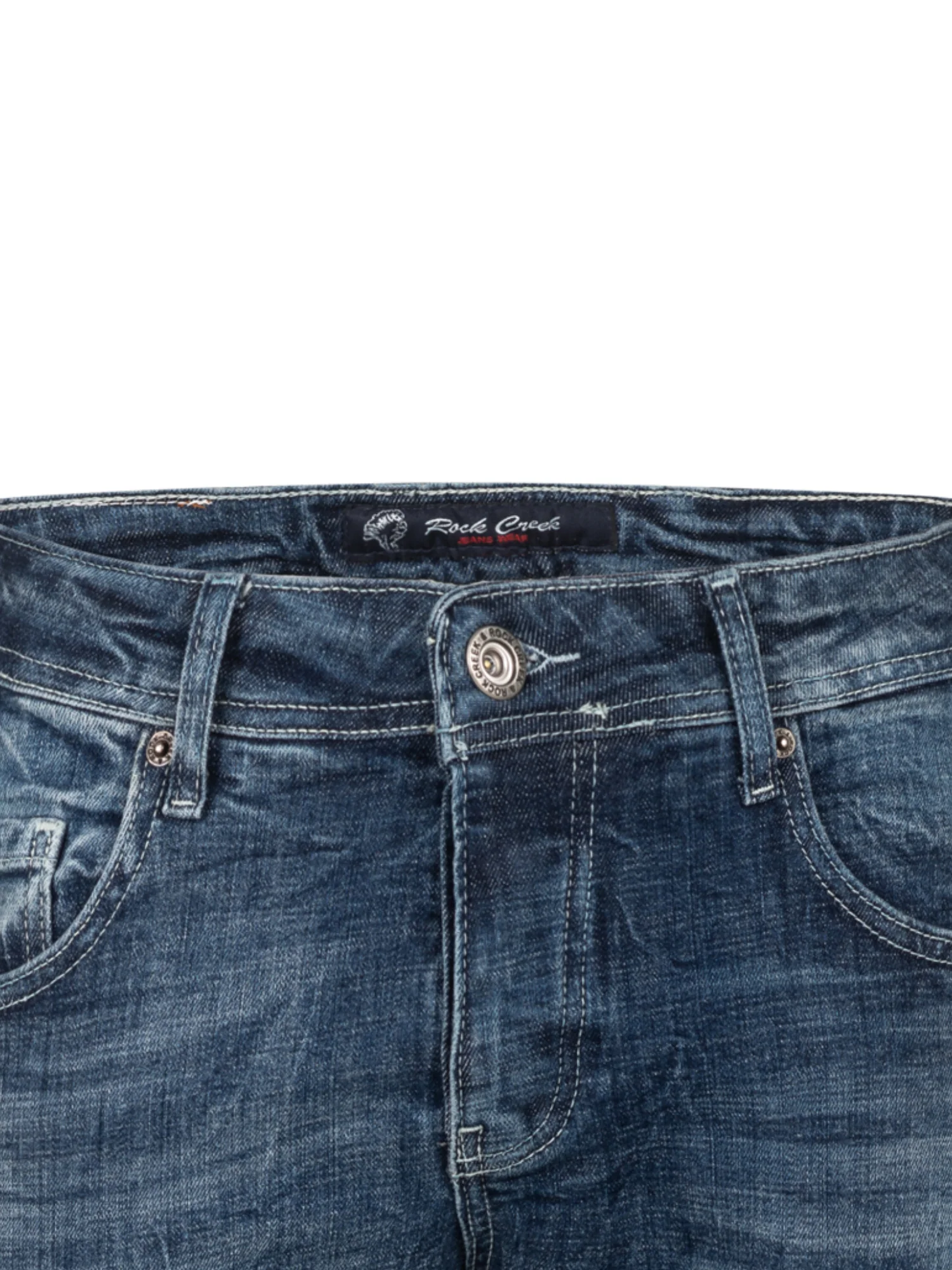 Rock Creek Herren Jeans Regular Fit Blau RC-2408 - Image 6