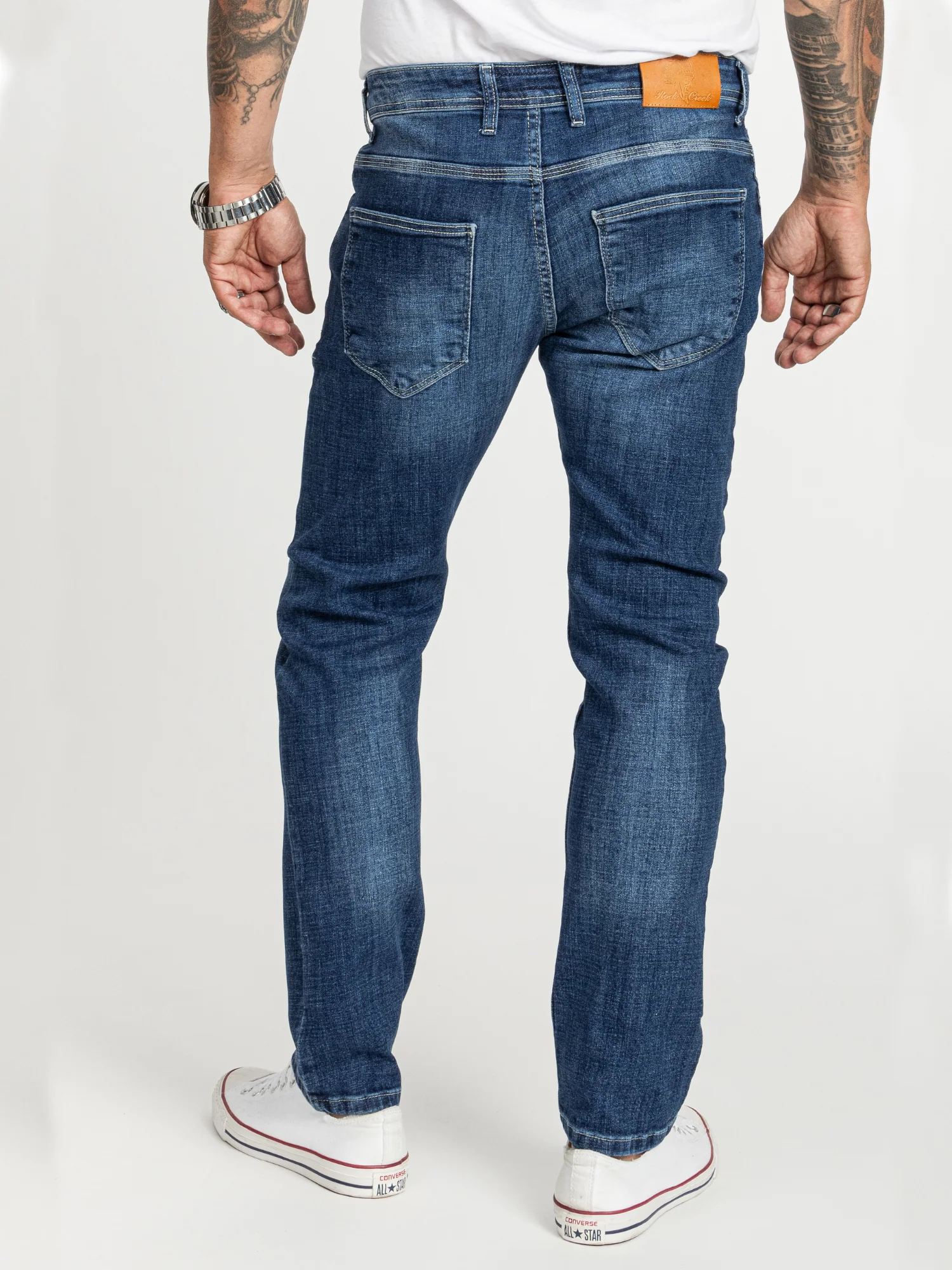 Rock Creek Herren Jeans Regular Fit Blau RC-2410 - Image 3