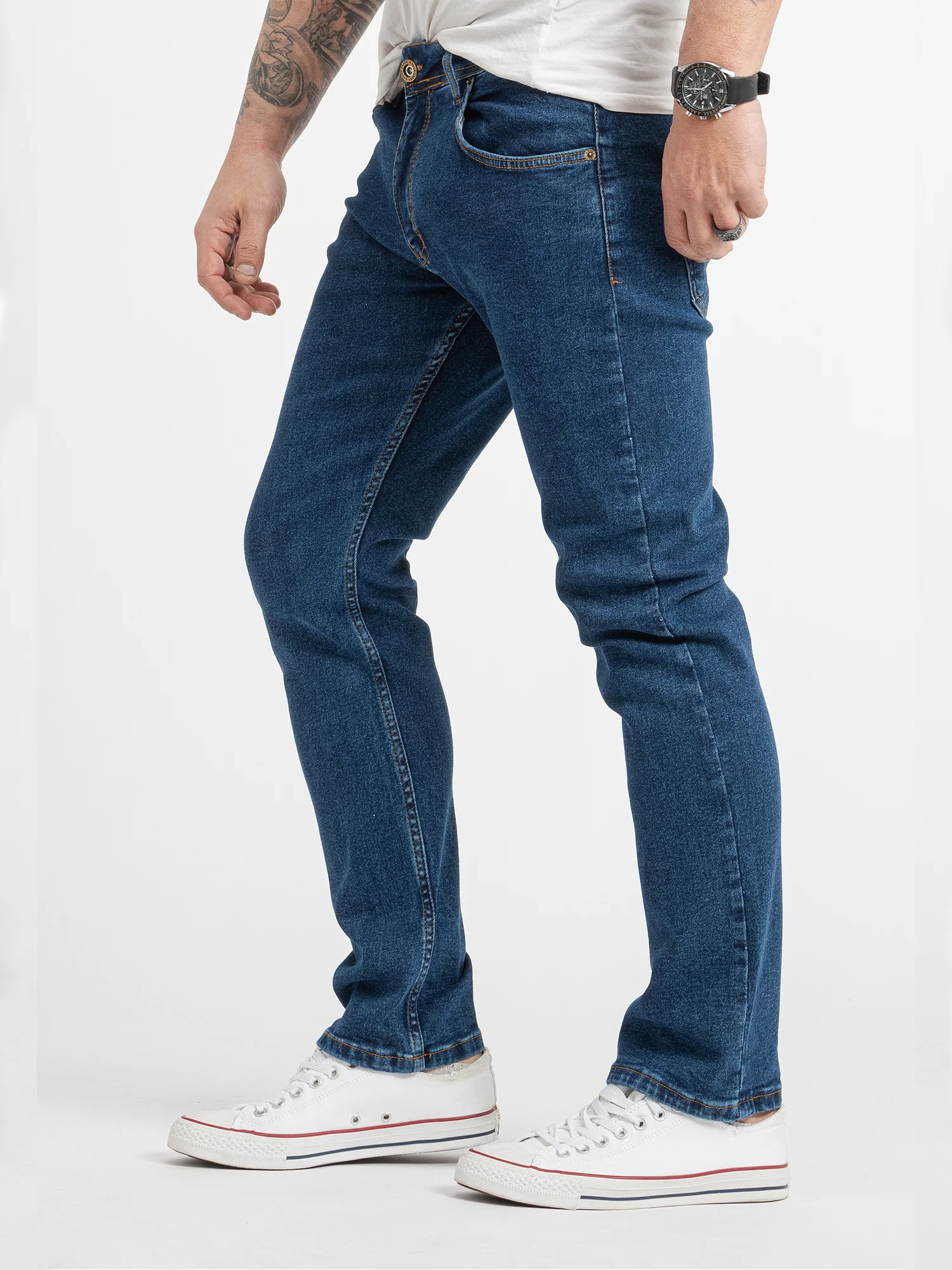 Rock Creek Herren Jeans Regular Fit Blau RC-2418 - Image 2
