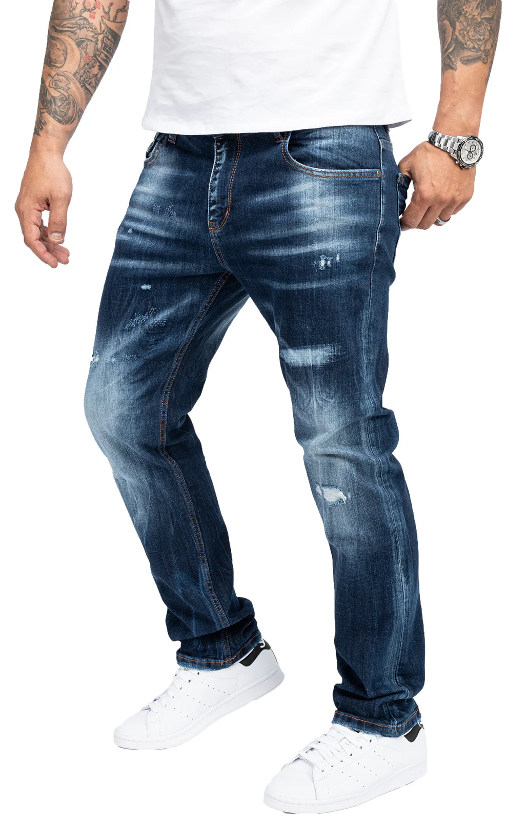 Rock Creek Herren Jeans Regular Fit Blau RC-3104 - Image 2