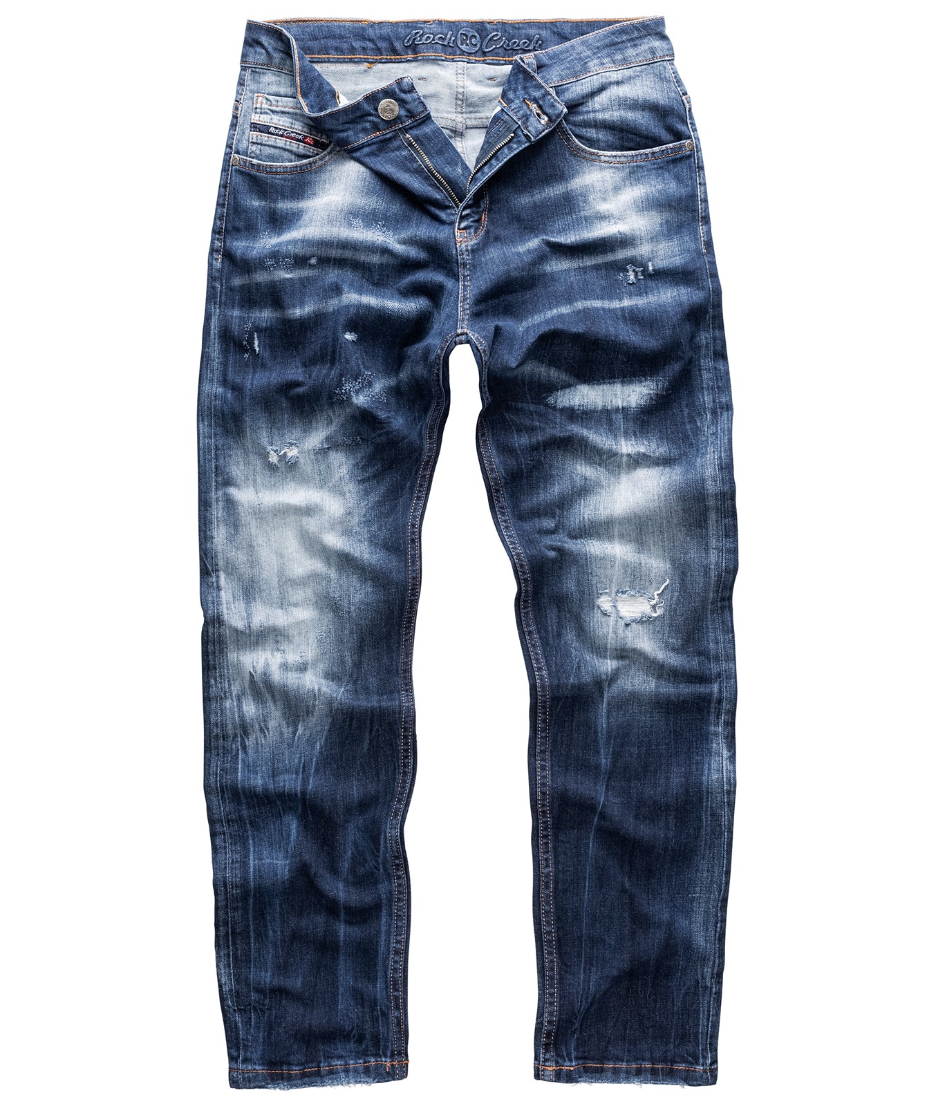 Rock Creek Herren Jeans Regular Fit Blau RC-3104 - Image 6