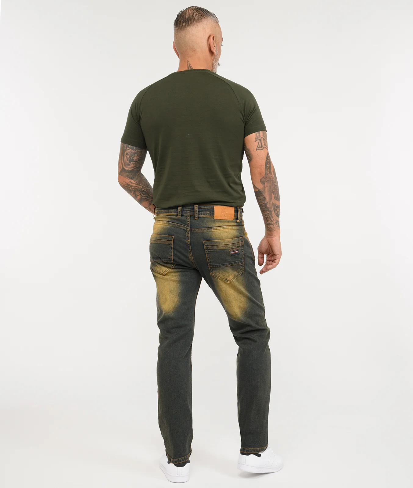 Rock Creek Herren Jeans Regular Fit Dirty Wash RC-329 - Image 5