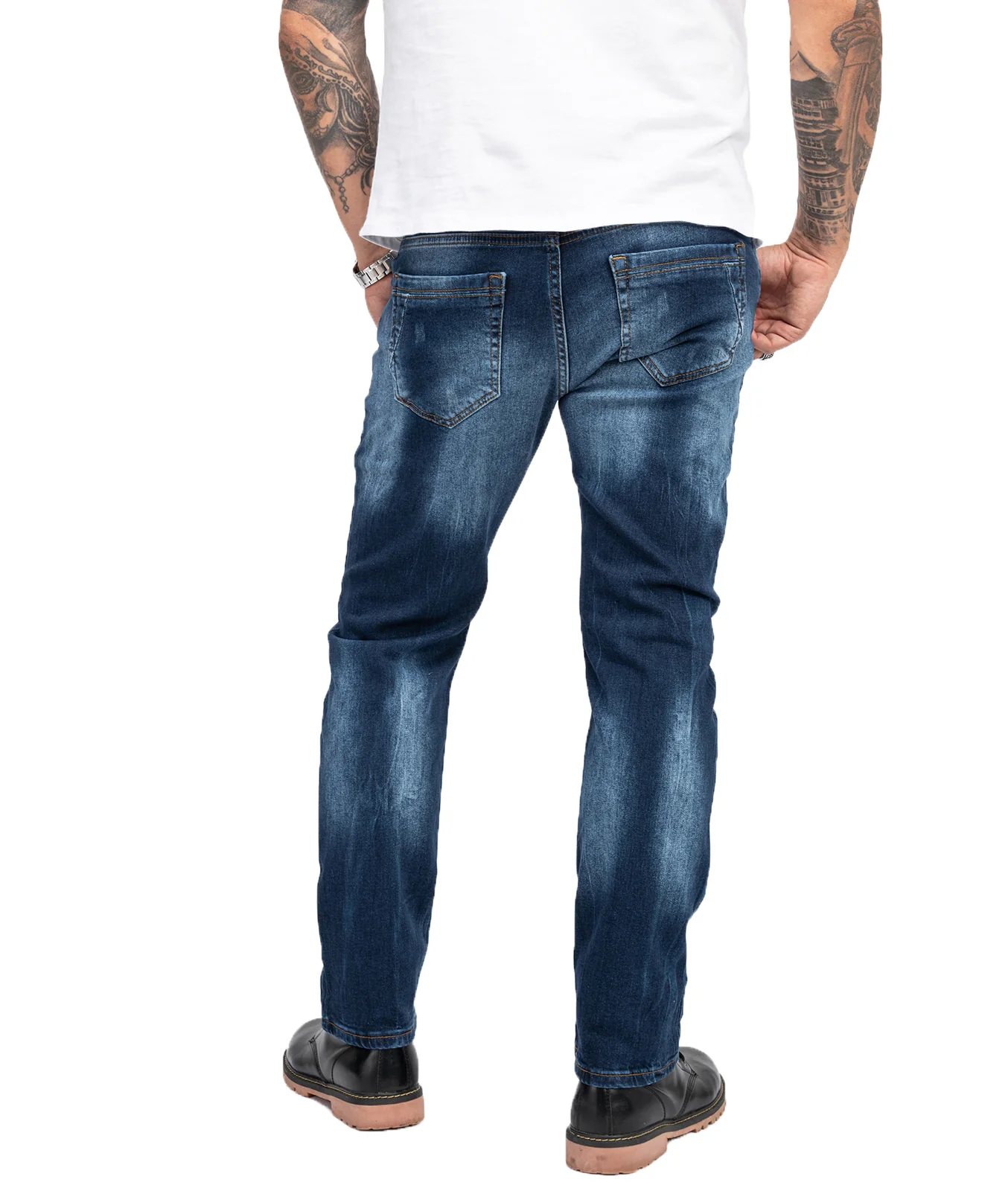 Rock Creek Herren Jeans Regular Fit Dunkelblau RC-2110 - Image 2