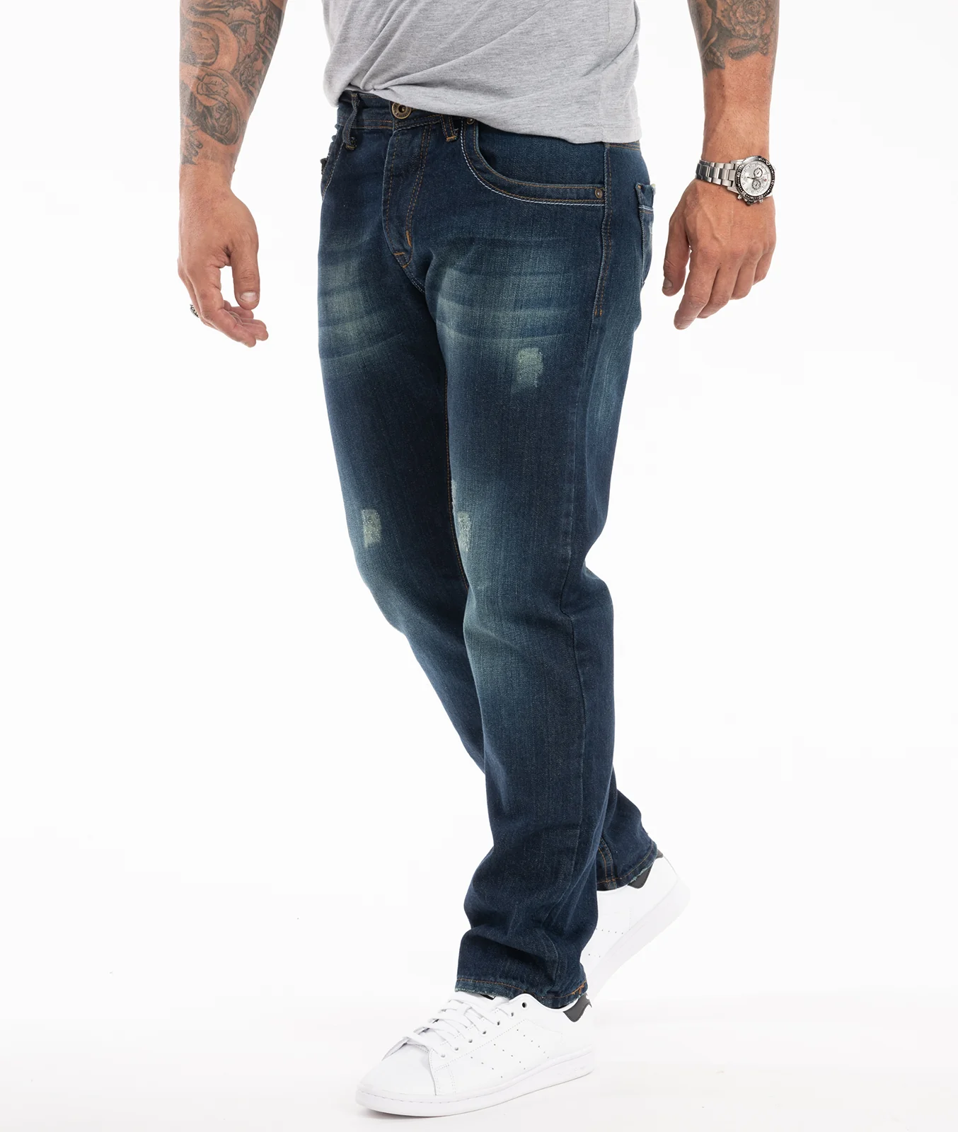 Rock Creek Herren Jeans Regular Fit Dunkelblau RC-2299 - Image 2