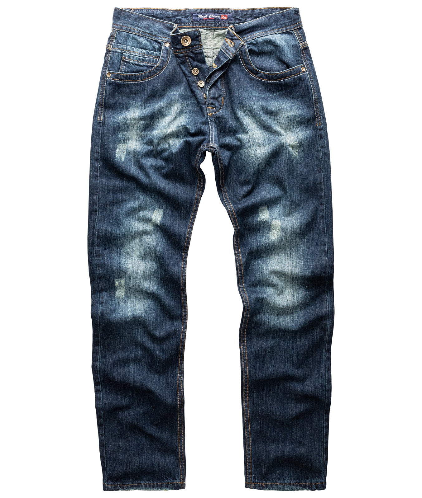 Rock Creek Herren Jeans Regular Fit Dunkelblau RC-2299 - Image 6