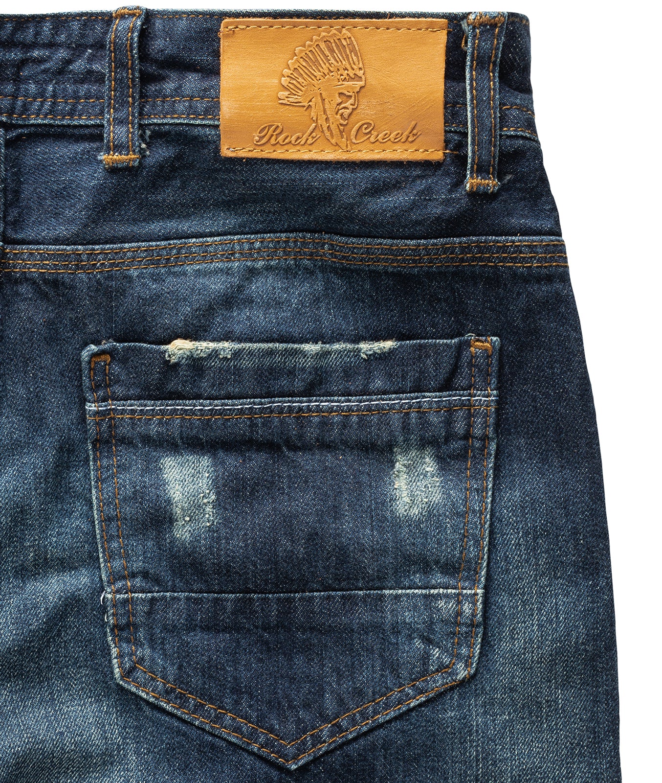 Rock Creek Herren Jeans Regular Fit Dunkelblau RC-2299 - Image 8