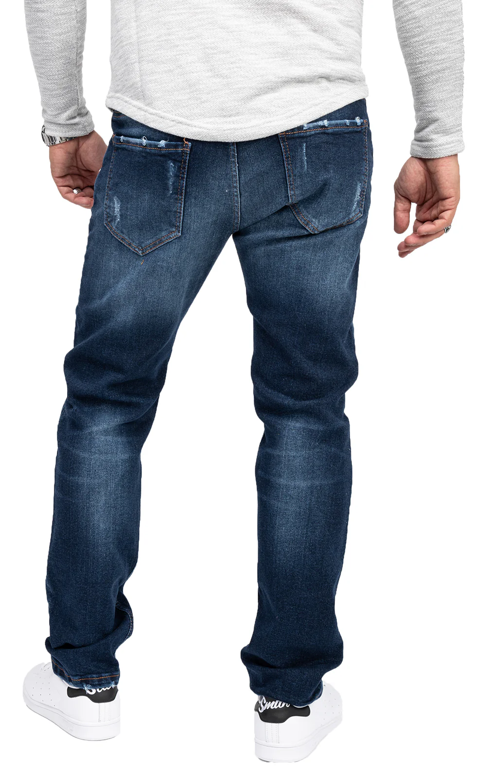 Rock Creek Herren Jeans Regular Fit Dunkelblau RC-3103 - Image 3