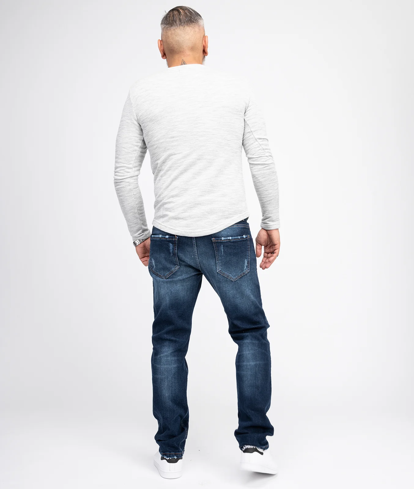 Rock Creek Herren Jeans Regular Fit Dunkelblau RC-3103 - Image 5