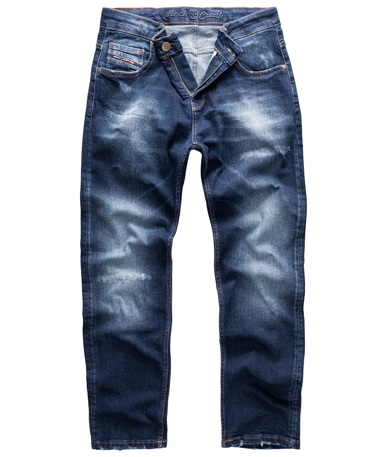 Rock Creek Herren Jeans Regular Fit Dunkelblau RC-3103 - Image 6