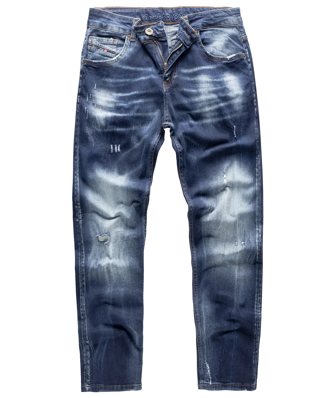 Rock Creek Herren Jeans Regular Fit Dunkelblau RC-3113 - Image 6