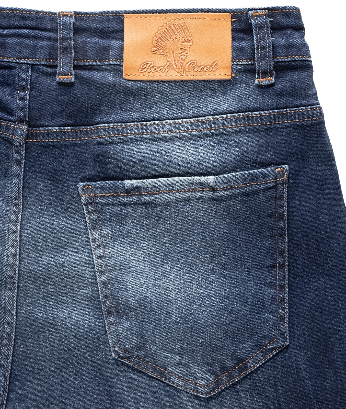 Rock Creek Herren Jeans Regular Fit Dunkelblau RC-3113 - Image 9
