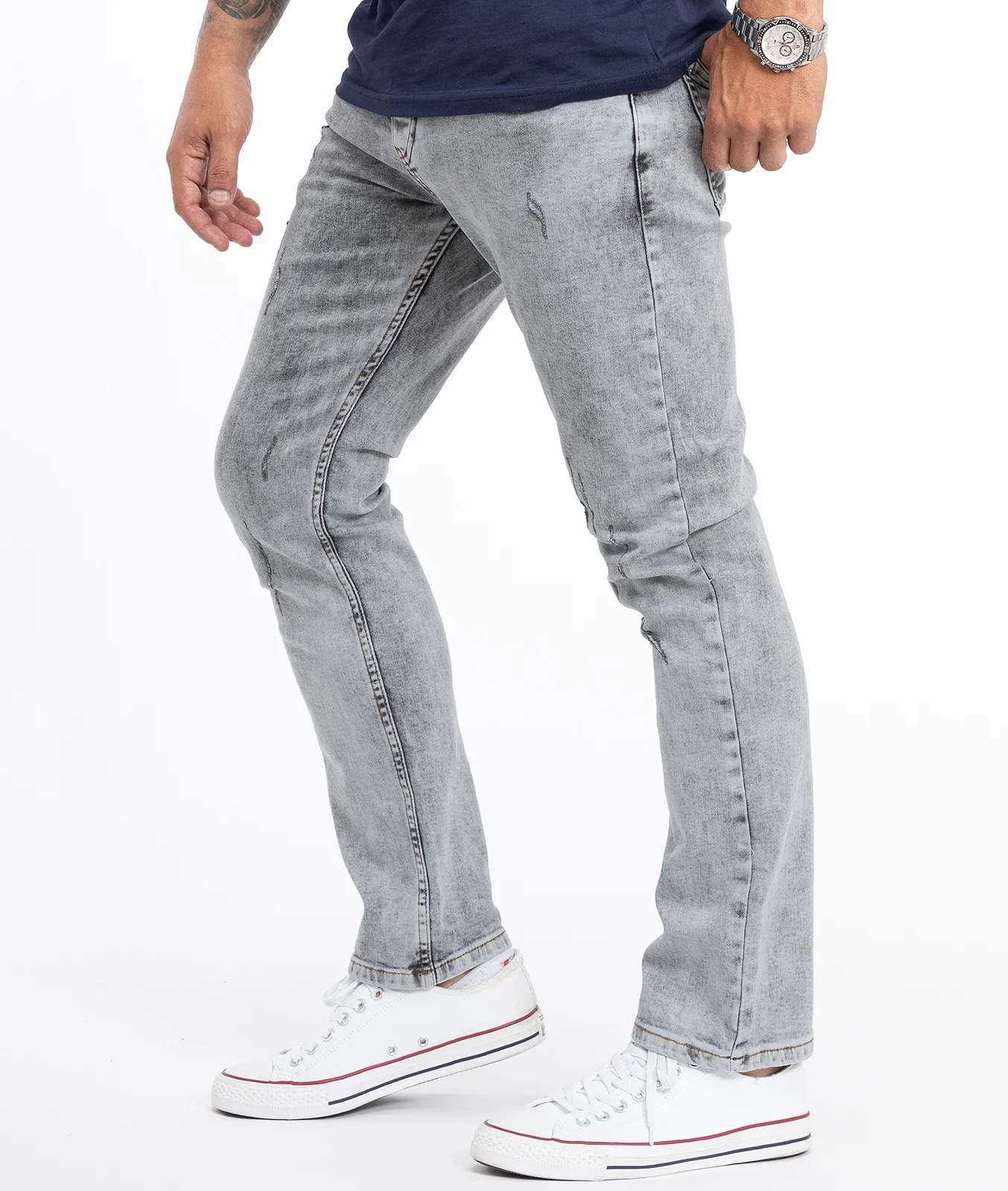 Rock Creek Herren Jeans Regular Fit Dunkelgrau RC-2106 - Image 2