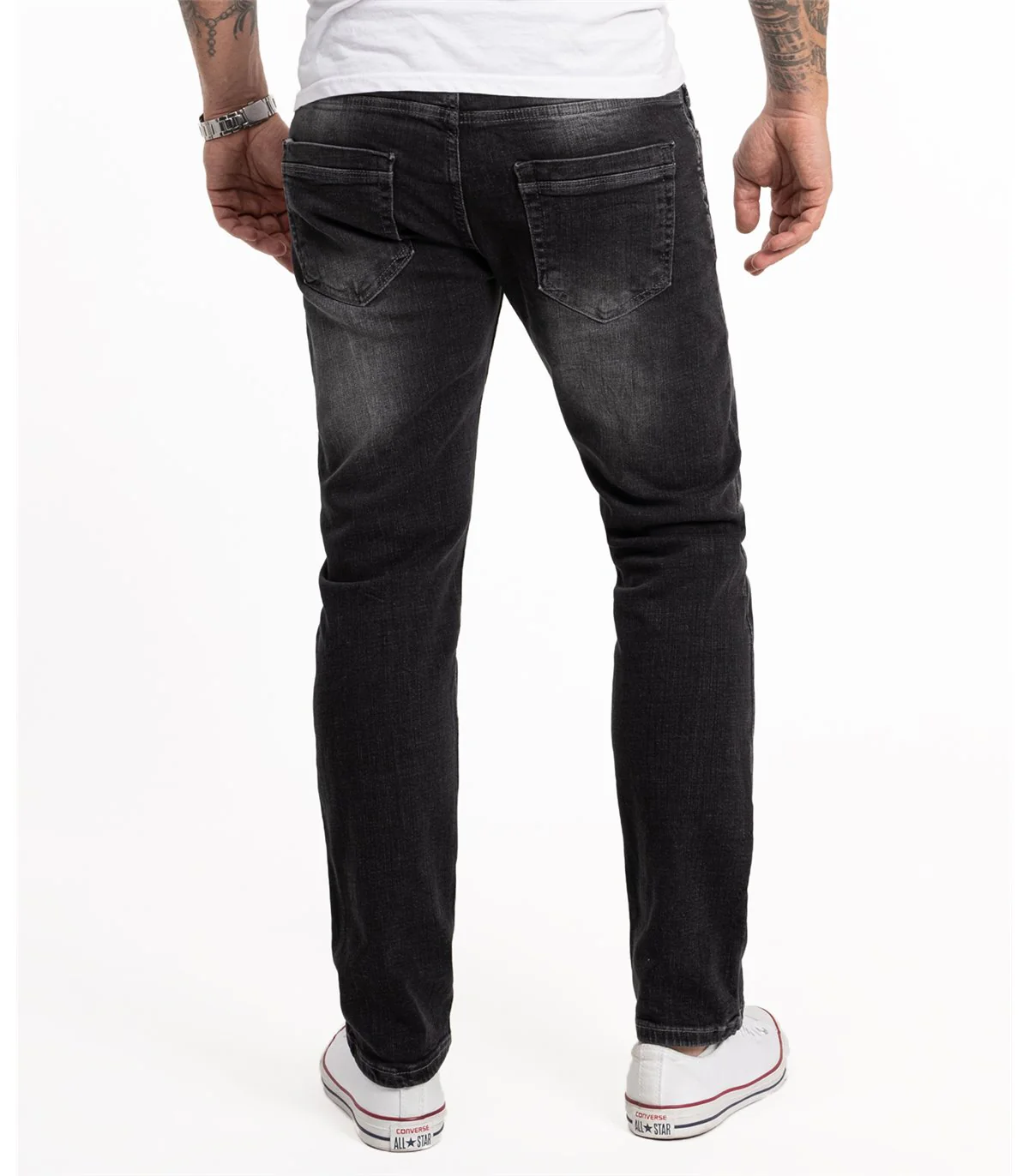 Rock Creek Herren Jeans Regular Fit Dunkelgrau RC-2273 - Image 3