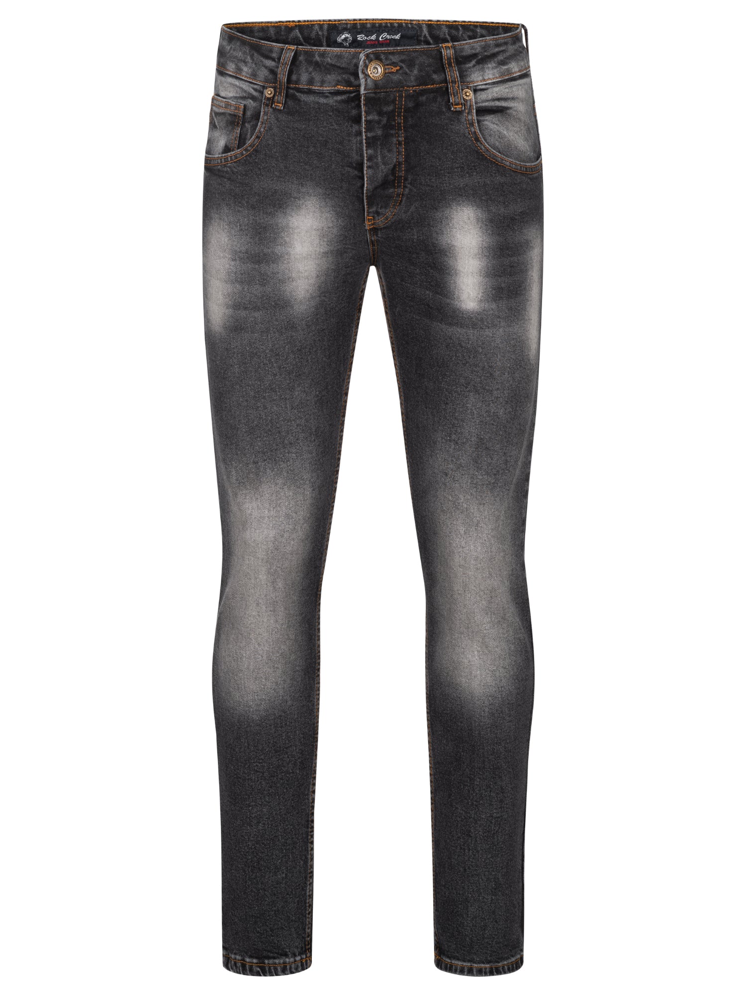 Rock Creek Herren Jeans Regular Fit Dunkelgrau RC-2404 - Image 5