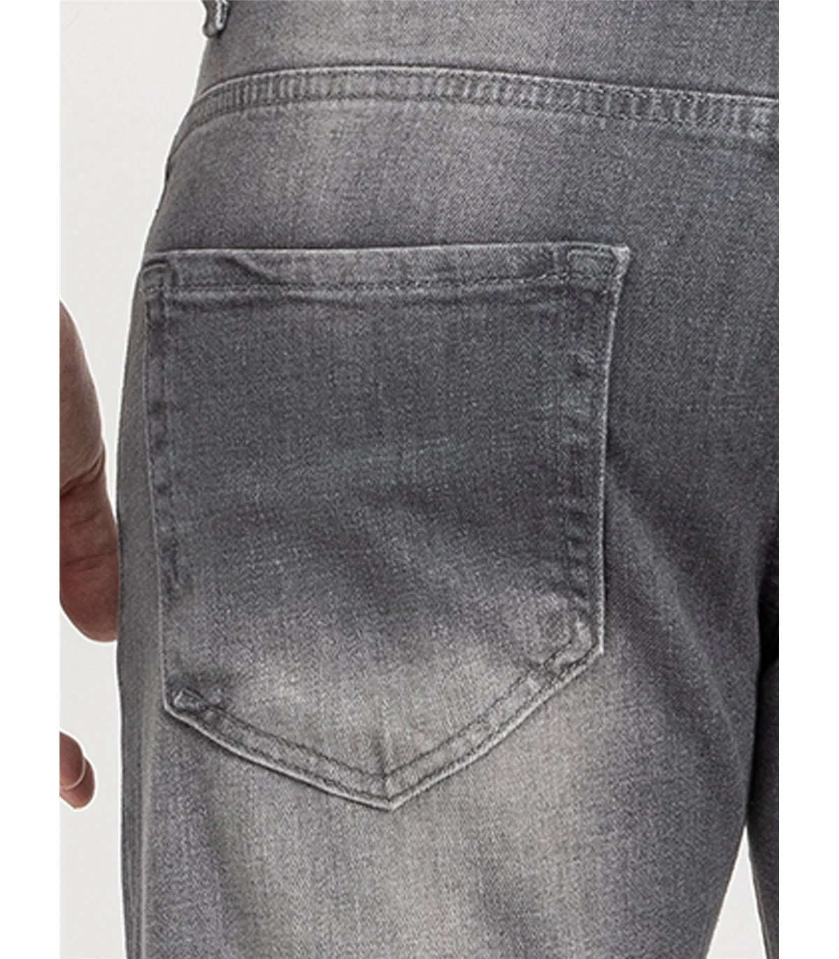 Rock Creek Herren Jeans Regular Fit Dunkelgrau RC-2439 - Image 6