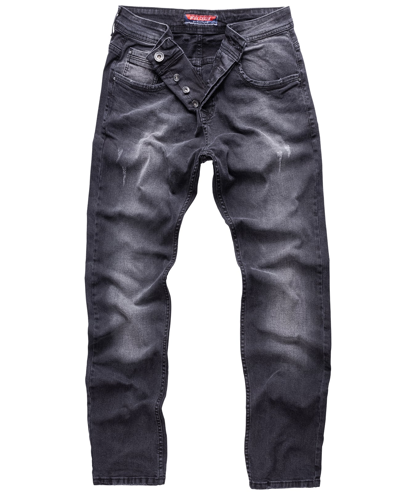 Rock Creek Herren Jeans Regular Fit Grau RC-2108 - Image 5
